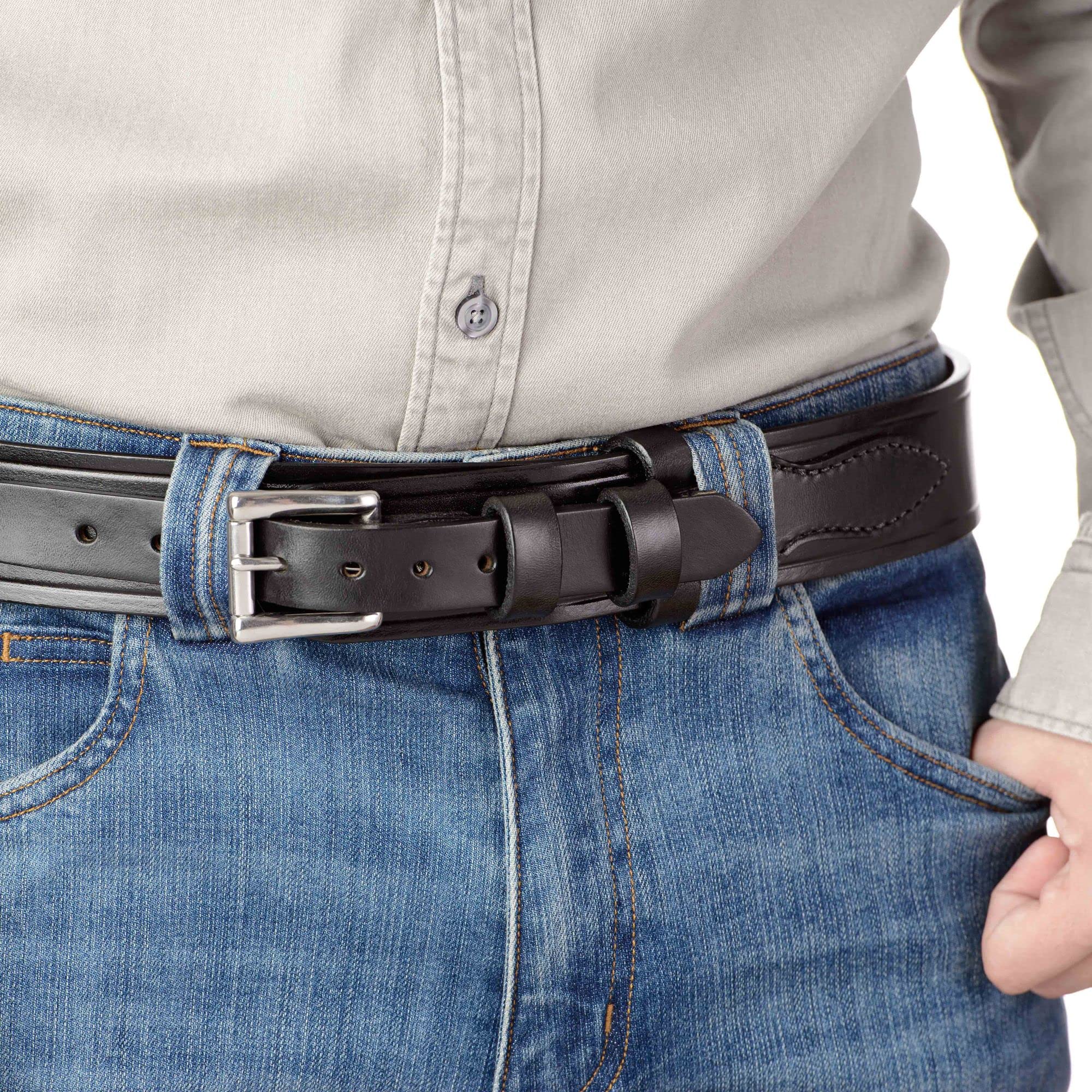 Premium Bullhide Leather Belt for Men - 1.75