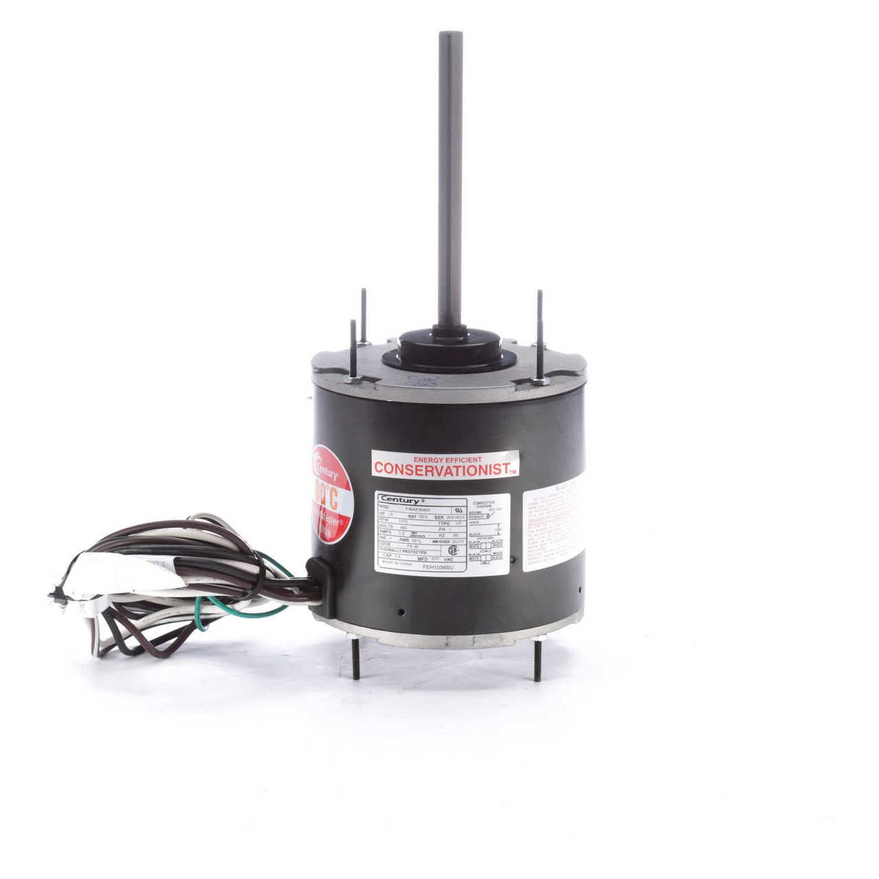 1/3 HP Condenser Fan Motor 1075 RPM 1.2 Amps - Replacement for AC Units, Refrigerators & Freezers - Perfect for Home Cooling Systems and Commercial Appliances