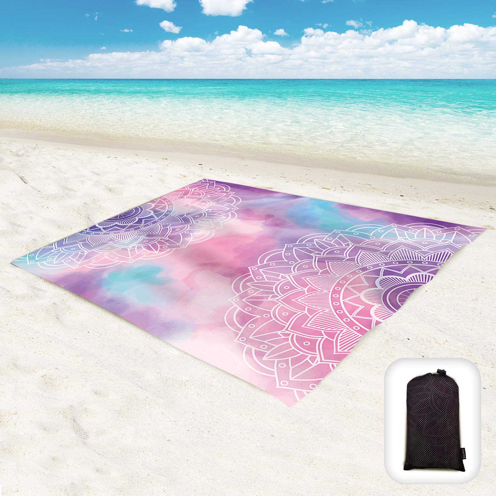 Waterproof Sandproof Oversized Beach Blanket 95