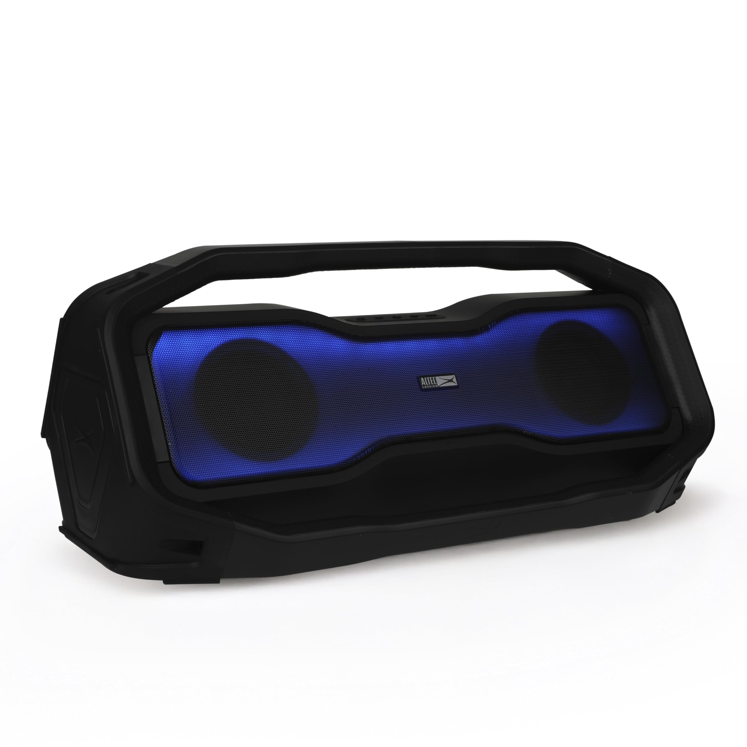 Altec Lansing Rockbox XL 2.0 Portable Bluetooth Speaker with LED Lights | IP67 Waterproof Wireless Speaker | 20H Playtime & App Control | Perfect for Outdoor, Pool Parties, Camping & Beach