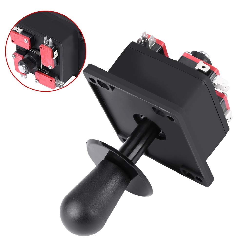 8-Way Competition Joystick with Microswitch Replacement Parts - American Arcade Joystick for Retro Gaming, MAME Cabinets, and DIY Arcade Builds