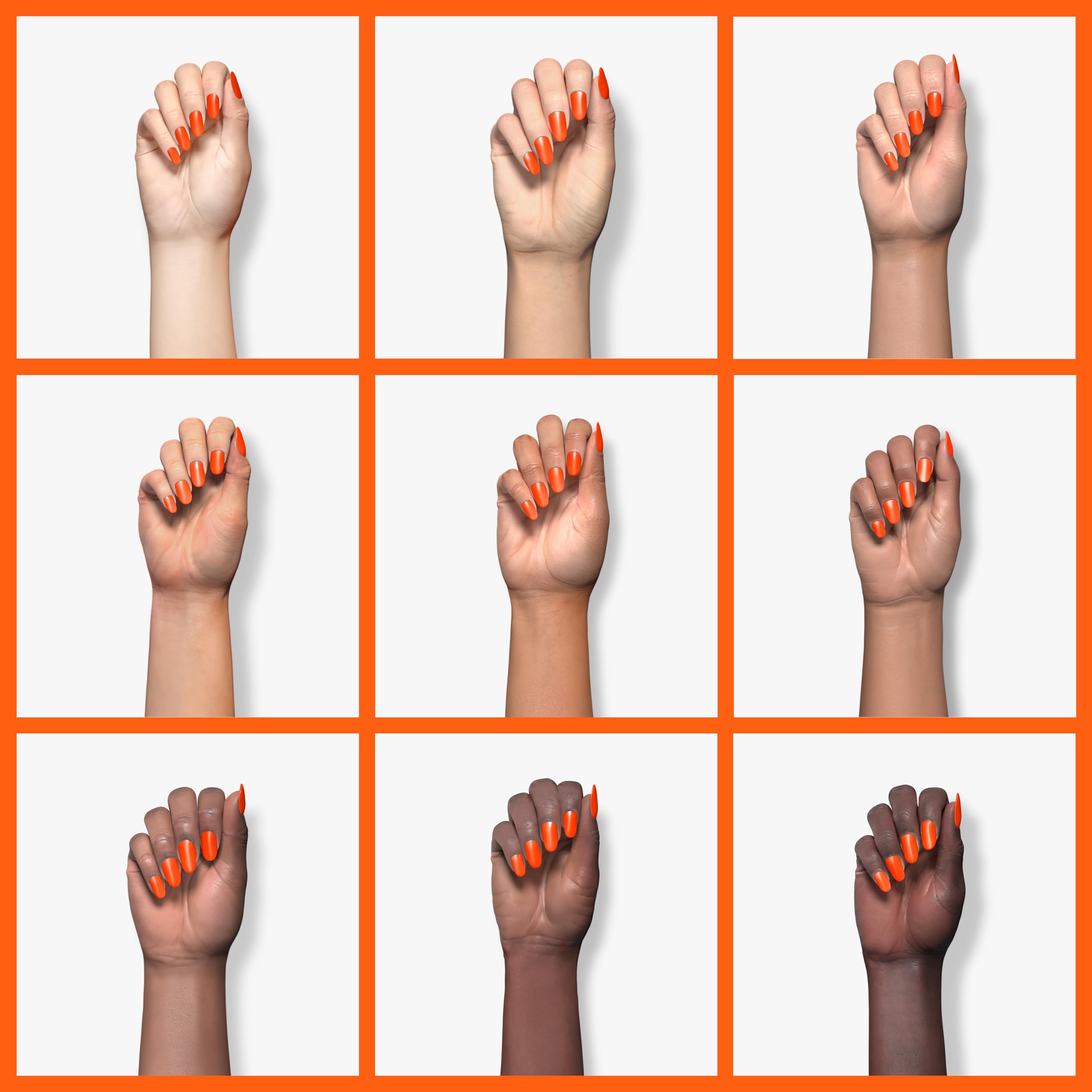 JXH 15ml Bright Orange Soak Off Gel Nail Polish - Professional UV LED Gel for Salon & Home DIY Manicure | Long-Lasting, Chip-Resistant Nail Art Colors (0.5oz) | Perfect for Summer Nails, Bridal Designs & Party Looks
