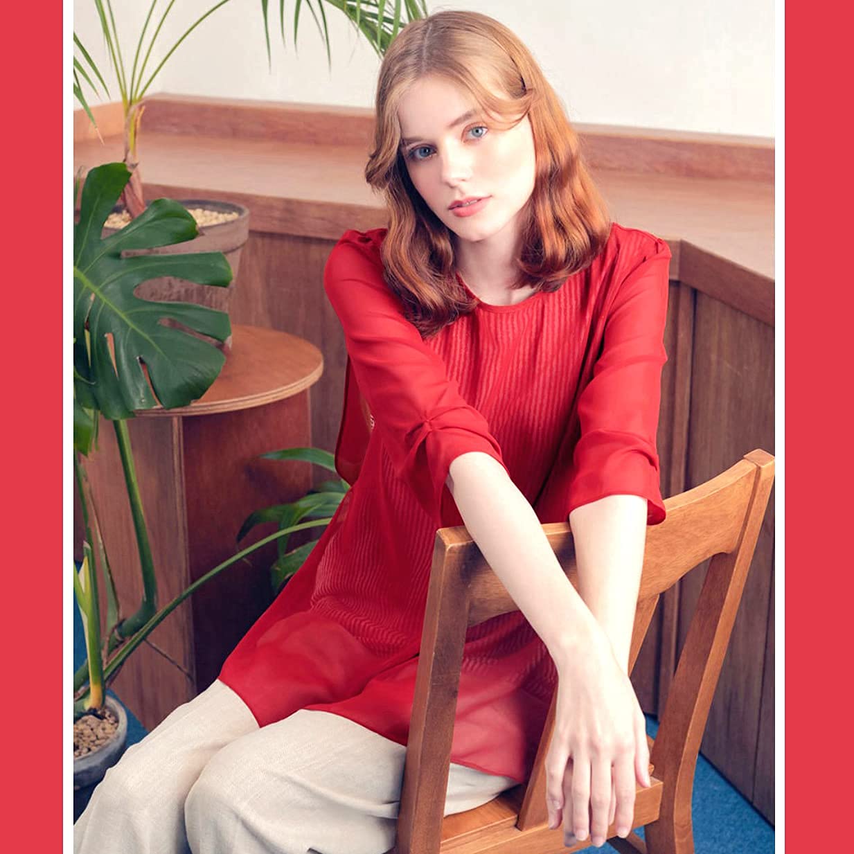 LENUE Women's Modern Fashion Tops - Trendy Blouses & Shirts for Casual, Office & Party Wear | Comfortable & Stylish Daily Outfits