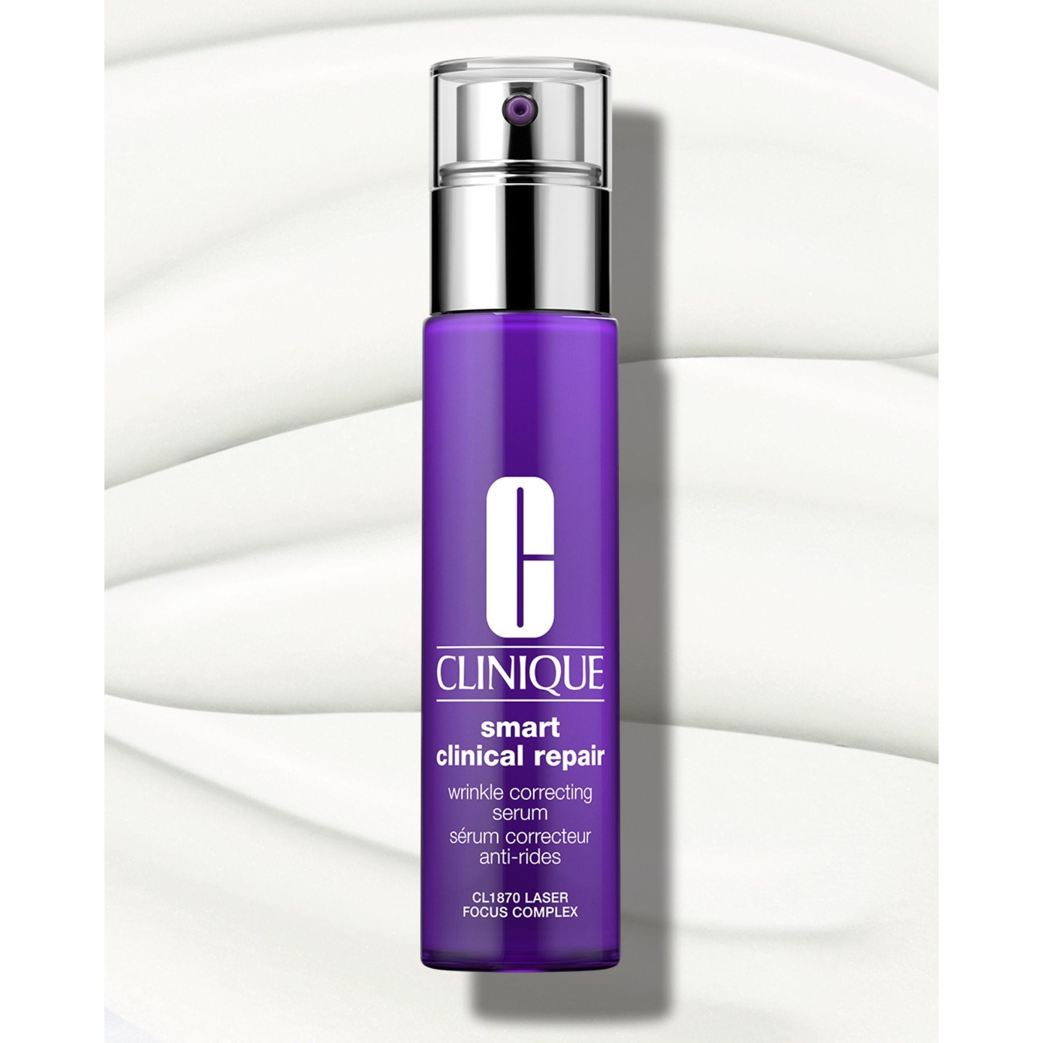 Clinique Smart Clinical Repair Wrinkle Correcting Serum 50ml - Anti-Aging Face Treatment for Fine Lines & Wrinkles - Day & Night Moisturizer for Youthful Skin