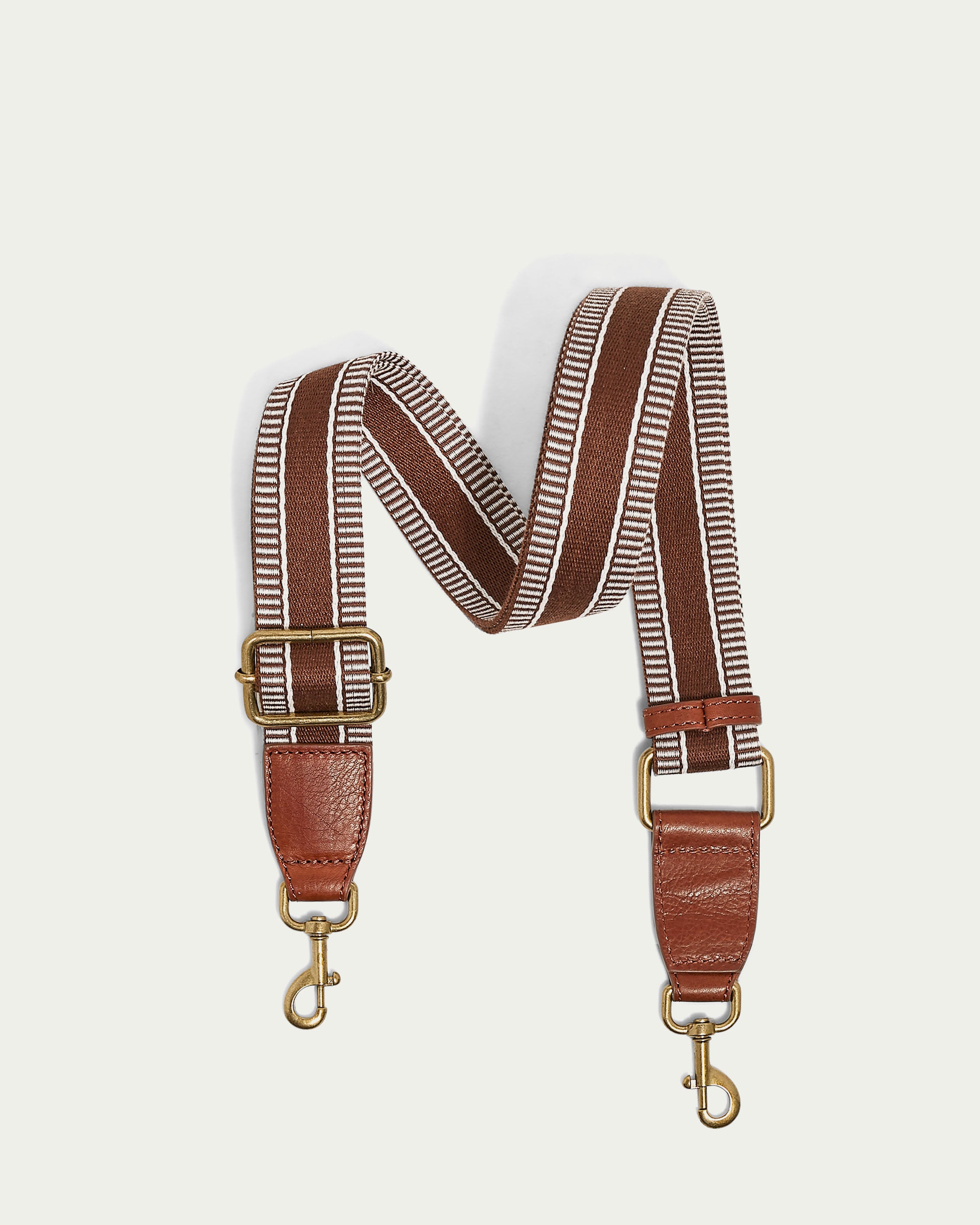 Breathable Striped Web Strap - Adjustable & Durable for Backpacks, Luggage & Outdoor Gear - Perfect for Hiking, Travel & Sports