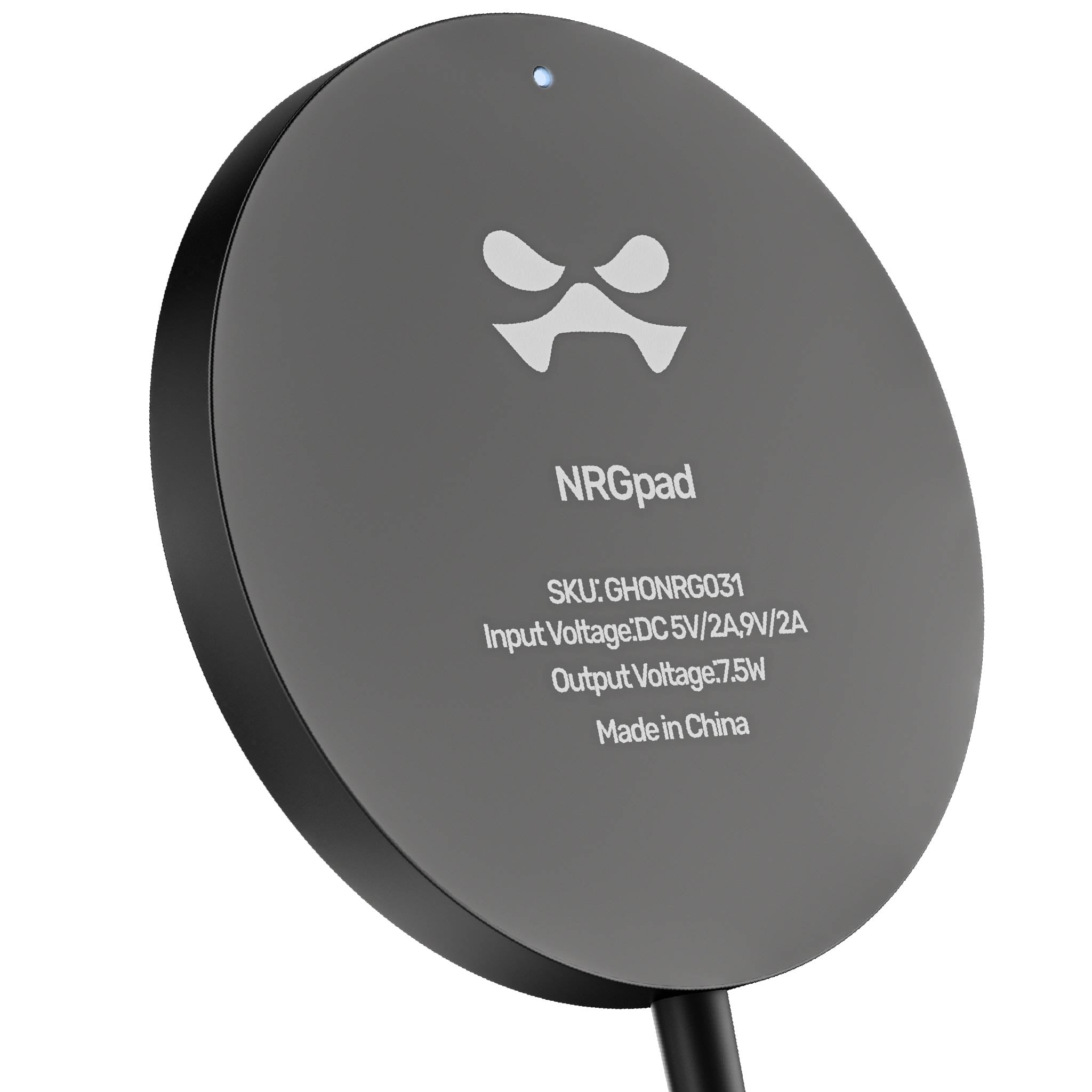 NRGpad MagSafe Charger - 15W Fast Wireless Charging for iPhone 12/13/14/15 Series | Magnetic Phone Charger with LED Indicator | Perfect for Home, Office & Car Use