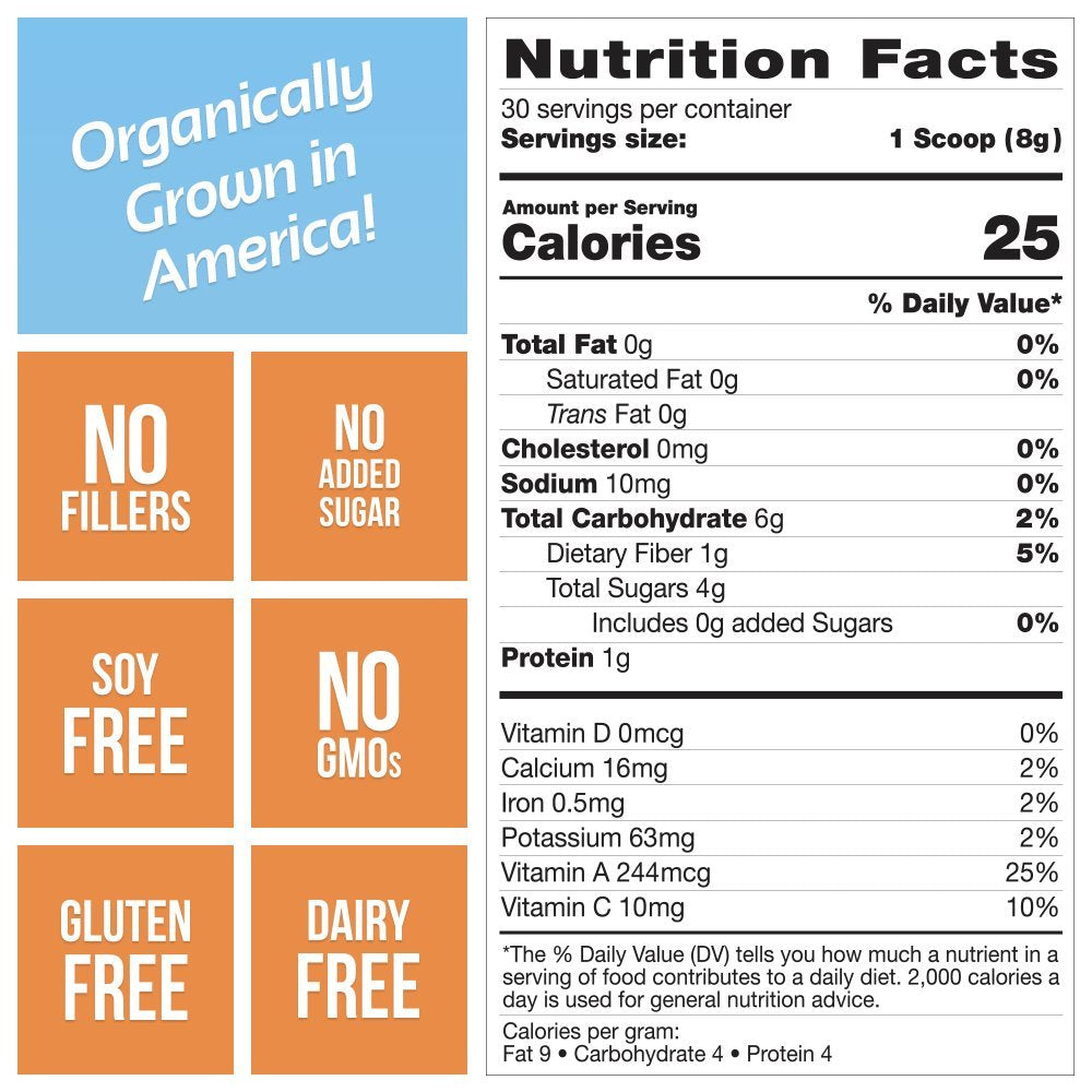 Organic Superfoods for Energy & Immunity - Grown in USA | Perfect for Smoothies, Salads & Healthy Snacking
