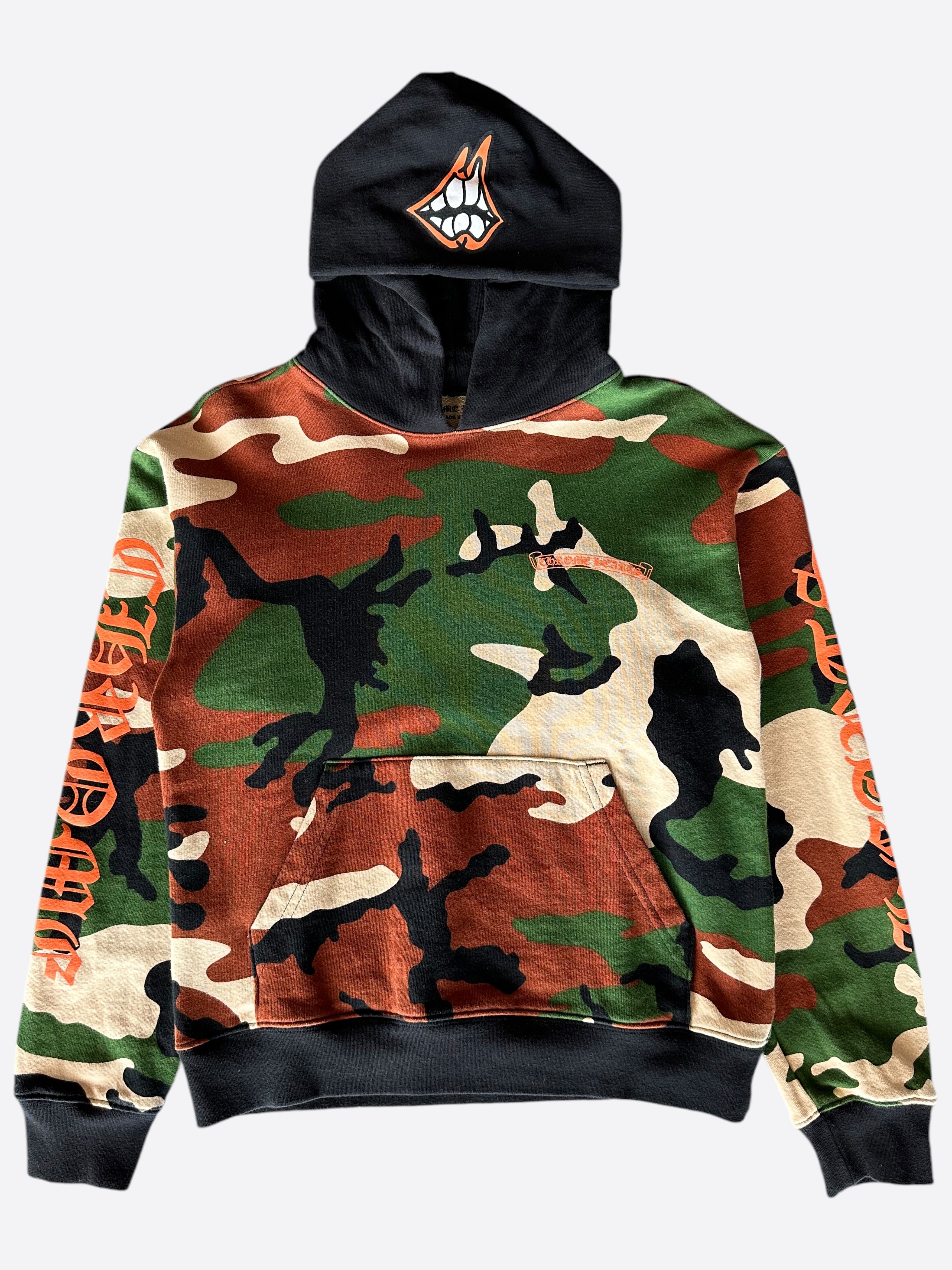 Chrome Hearts Matty Boy Camouflage Caution Hoodie - Stylish Streetwear for Men | Perfect for Urban Fashion & Casual Outfits
