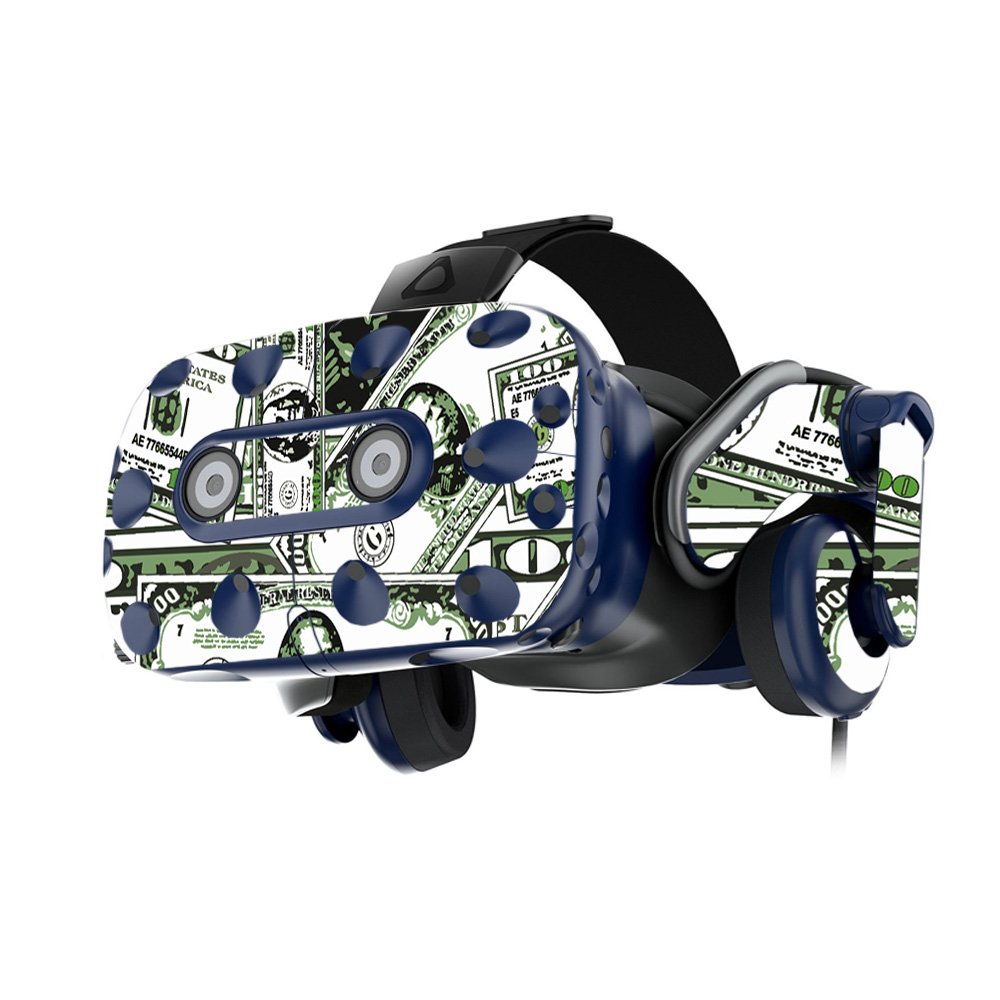 MightySkins Vinyl Decal Wrap Cover for HTC Vive Pro VR Headset - Phat Cash Design | Protective & Durable Skin | Easy to Apply & Remove | Made in USA | Perfect for Gaming, VR Enthusiasts & Customization Lovers