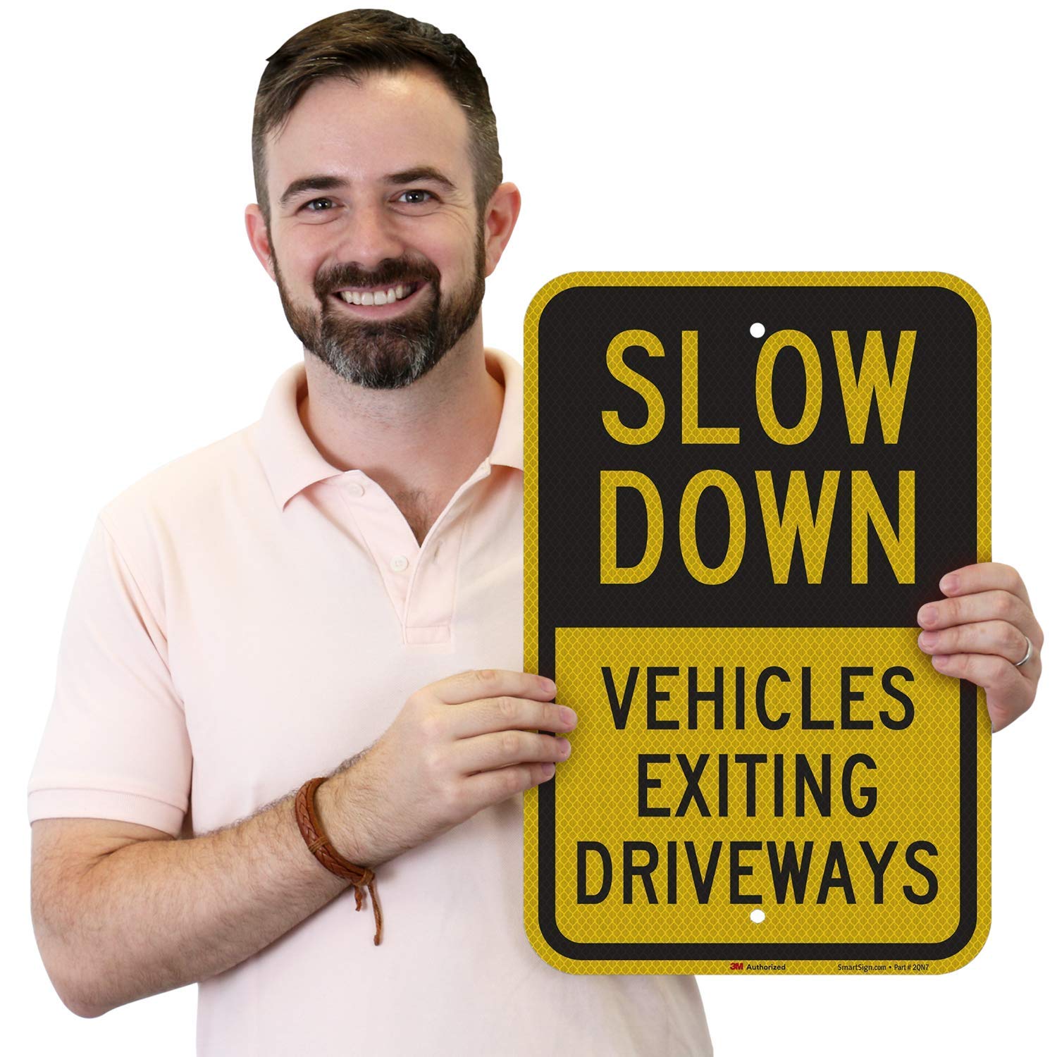 Slow Down - Vehicles Exiting Driveways