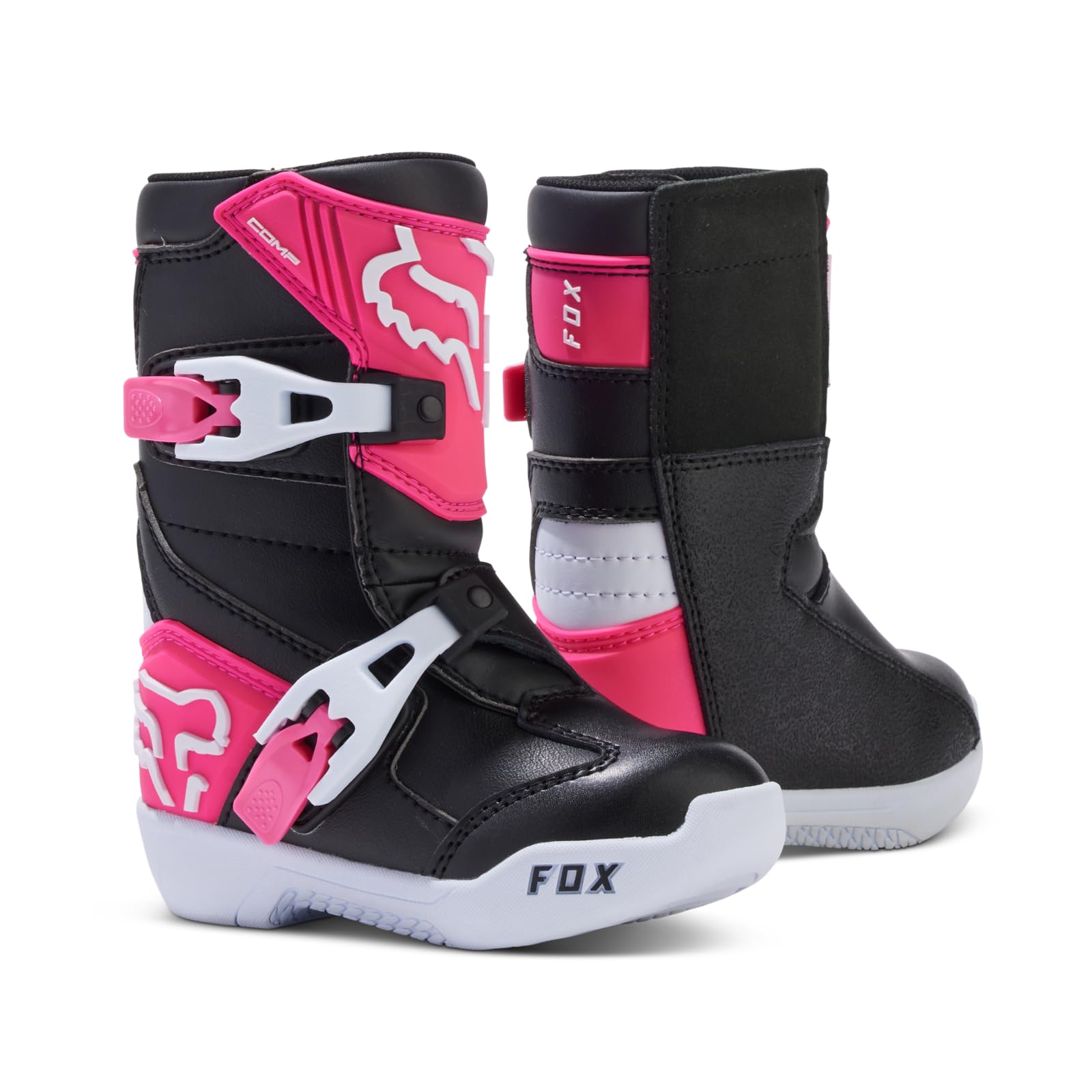 Fox Racing Unisex Kids COMP Motocross Boots - Durable Youth Motorcycle Riding Shoes for Off-Road Racing & Trail Adventures