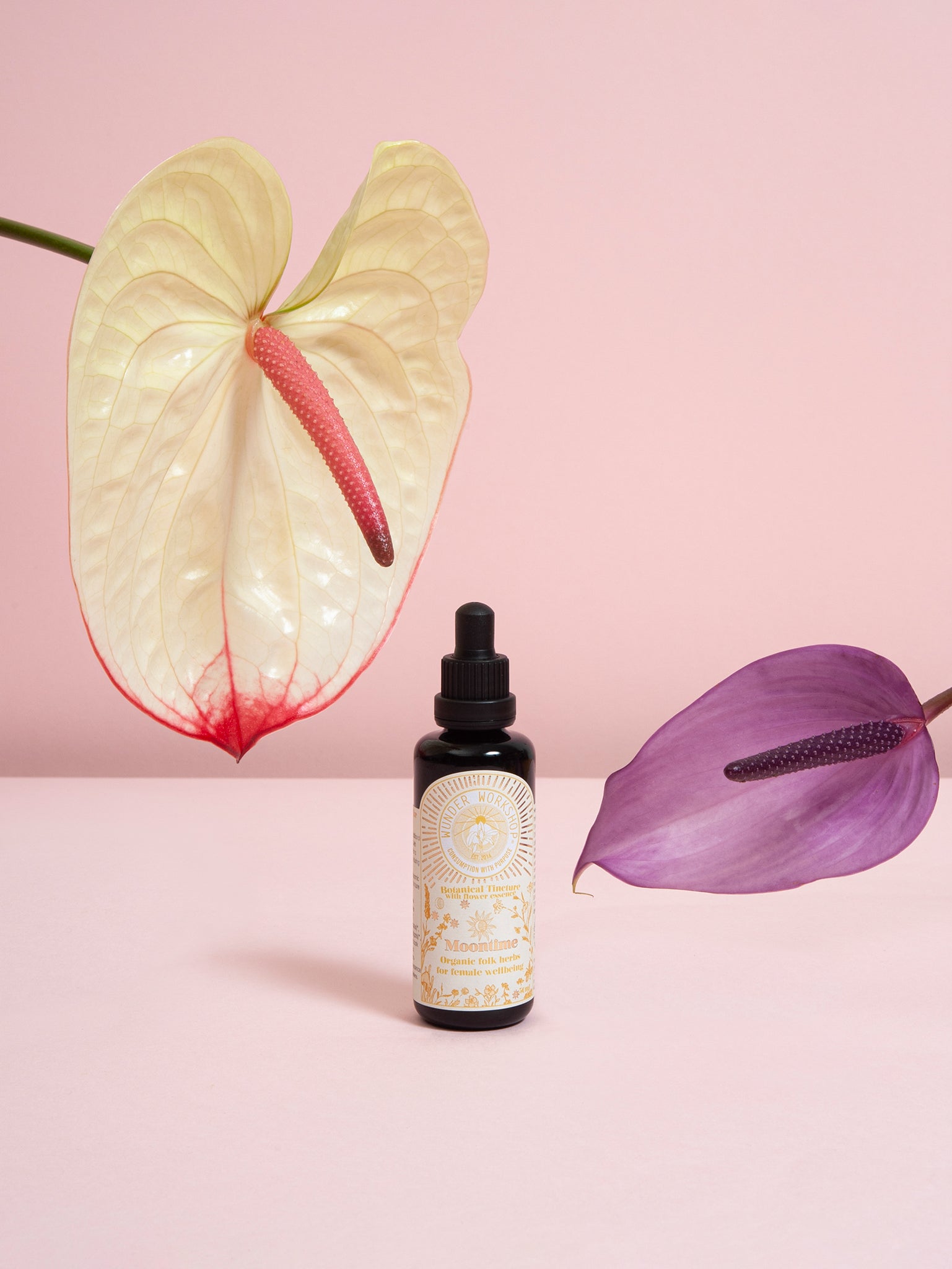 Wunder Workshop Moontime Tincture - Organic Herbal Supplement for Women's Wellness & Menstrual Support | Perfect for PMS Relief & Hormone Balance