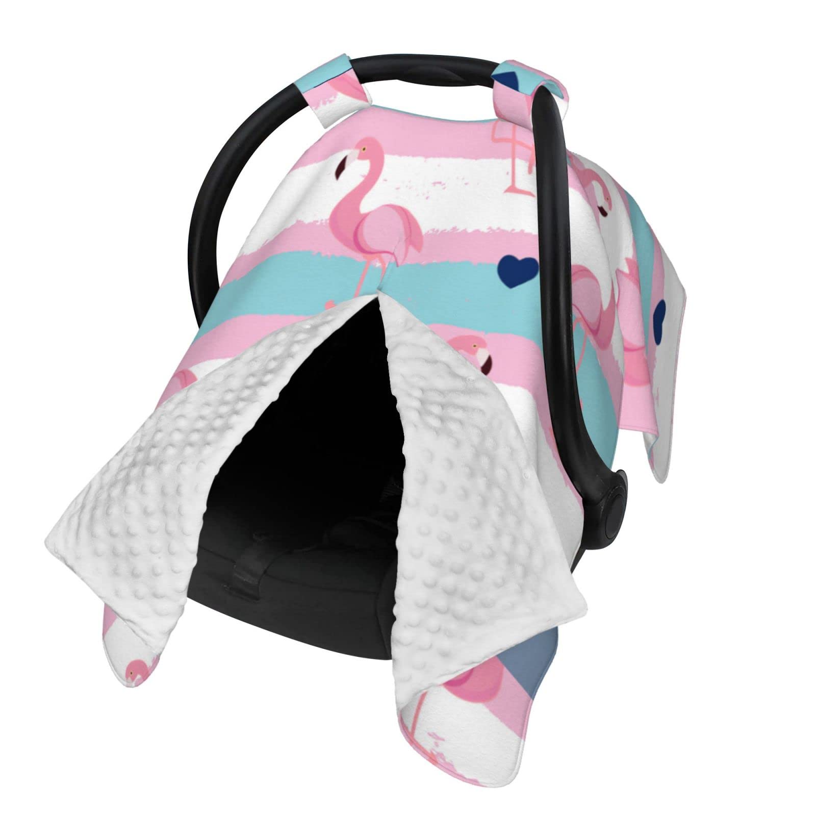 Personalized Baby Car Seat Covers with Name - Custom Infant Car Seat Canopy for Boys & Girls - Nursing & Breastfeeding Cover - Perfect for Travel, Shopping & Daily Use