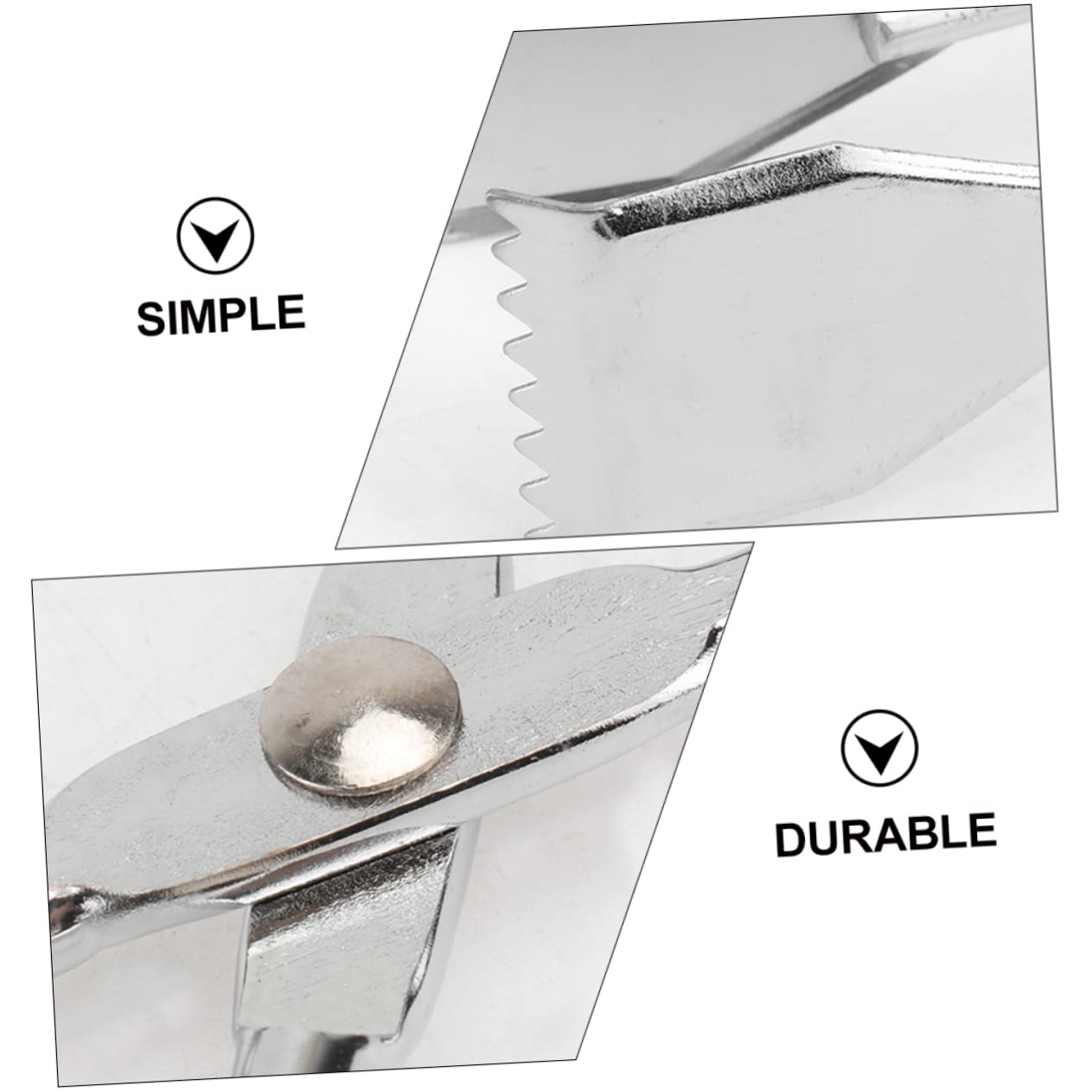 Hemoton Stainless Steel Trash Grabber Tool - 32