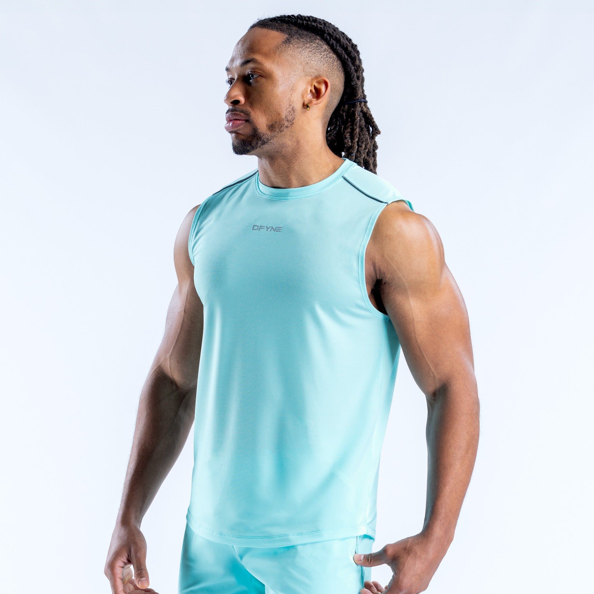 Dfyne Stealth Light Blue Women's Tops | Soft Breathable Casual Shirt | Perfect for Work, Travel & Everyday Wear