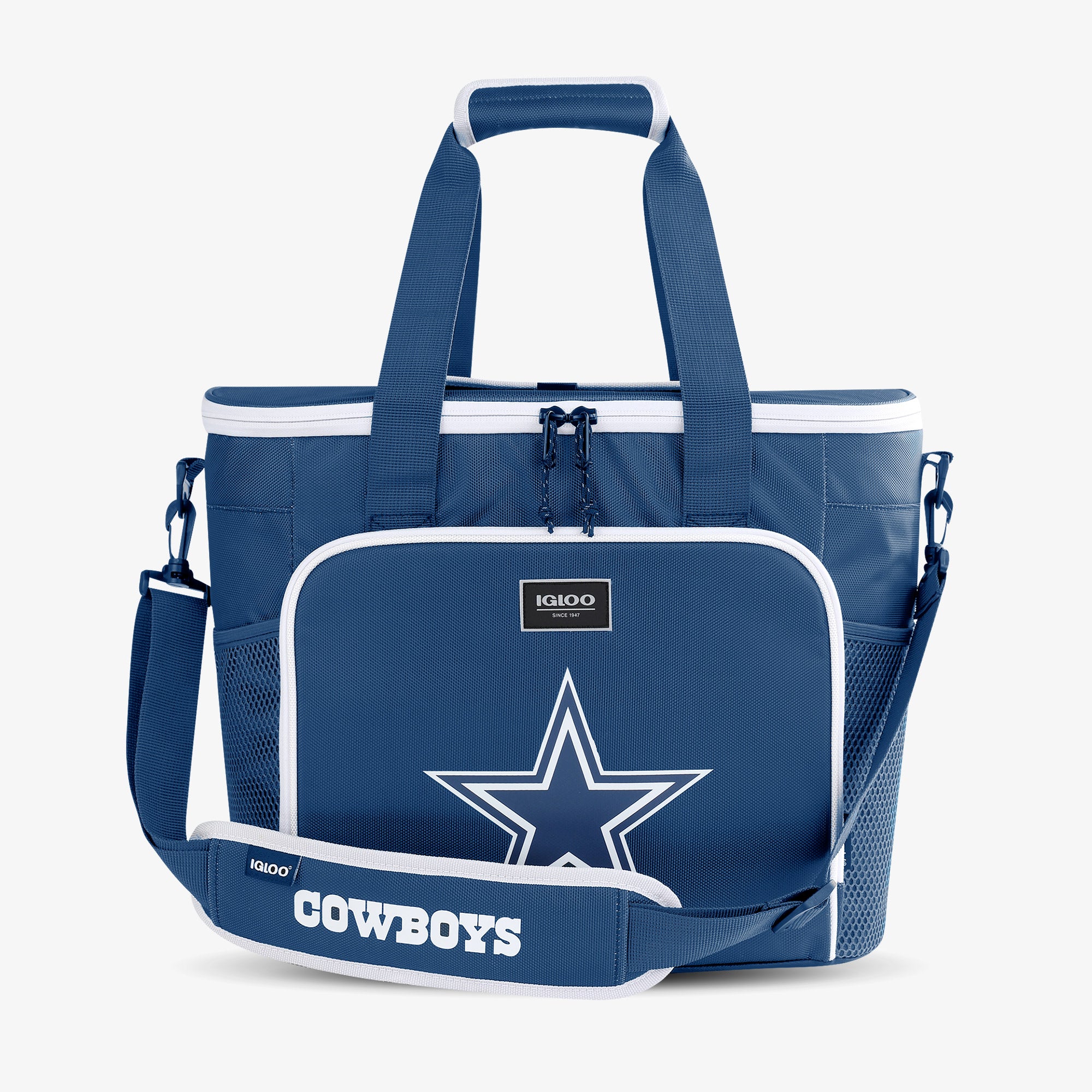 Dallas Cowboys Official NFL Team Logo Insulated Tailgate Tote Bag - Perfect for Game Day, Picnics, and Outdoor Events