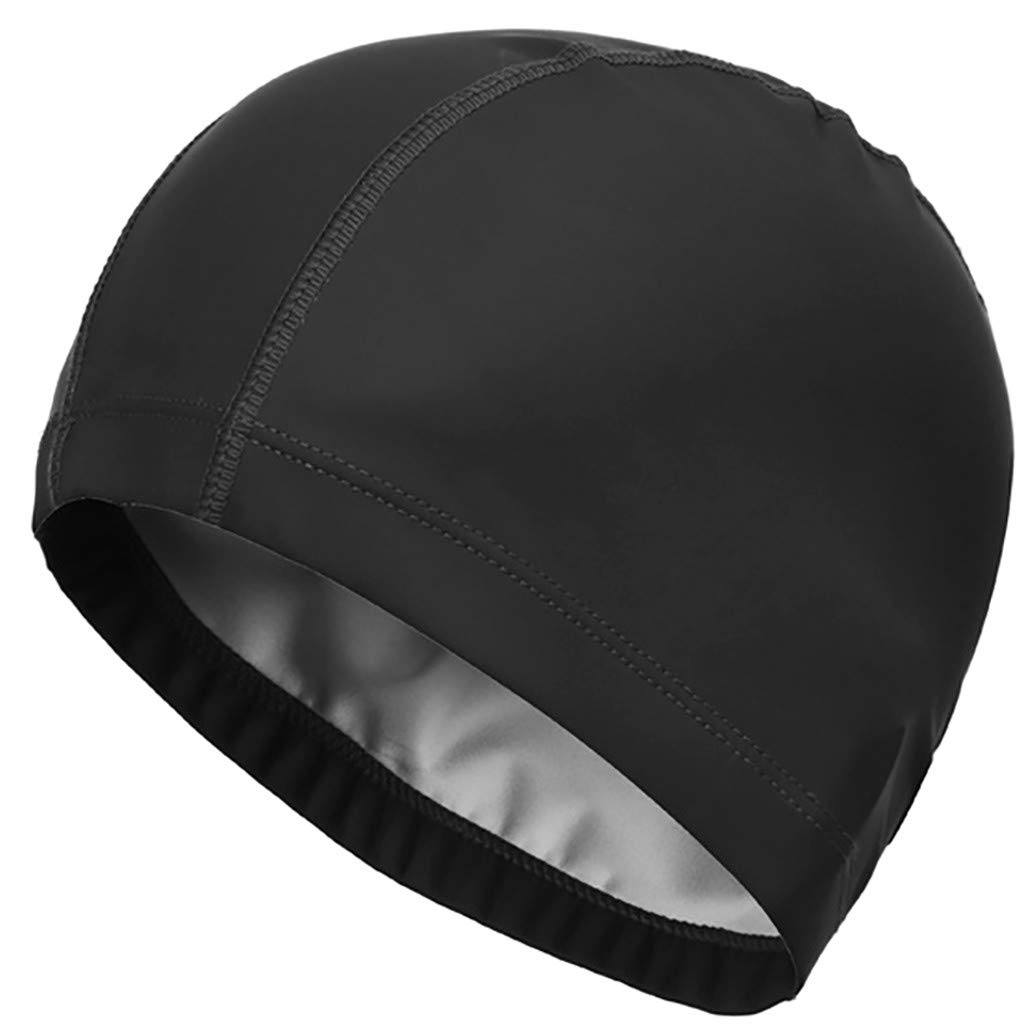 **High Elasticity Swim Cap by CapsA - Breathable, One Size Fits All for Women, Men, Kids - Keeps Hair Dry & Clean for Swimming, Water Aerobics, Triathlons**