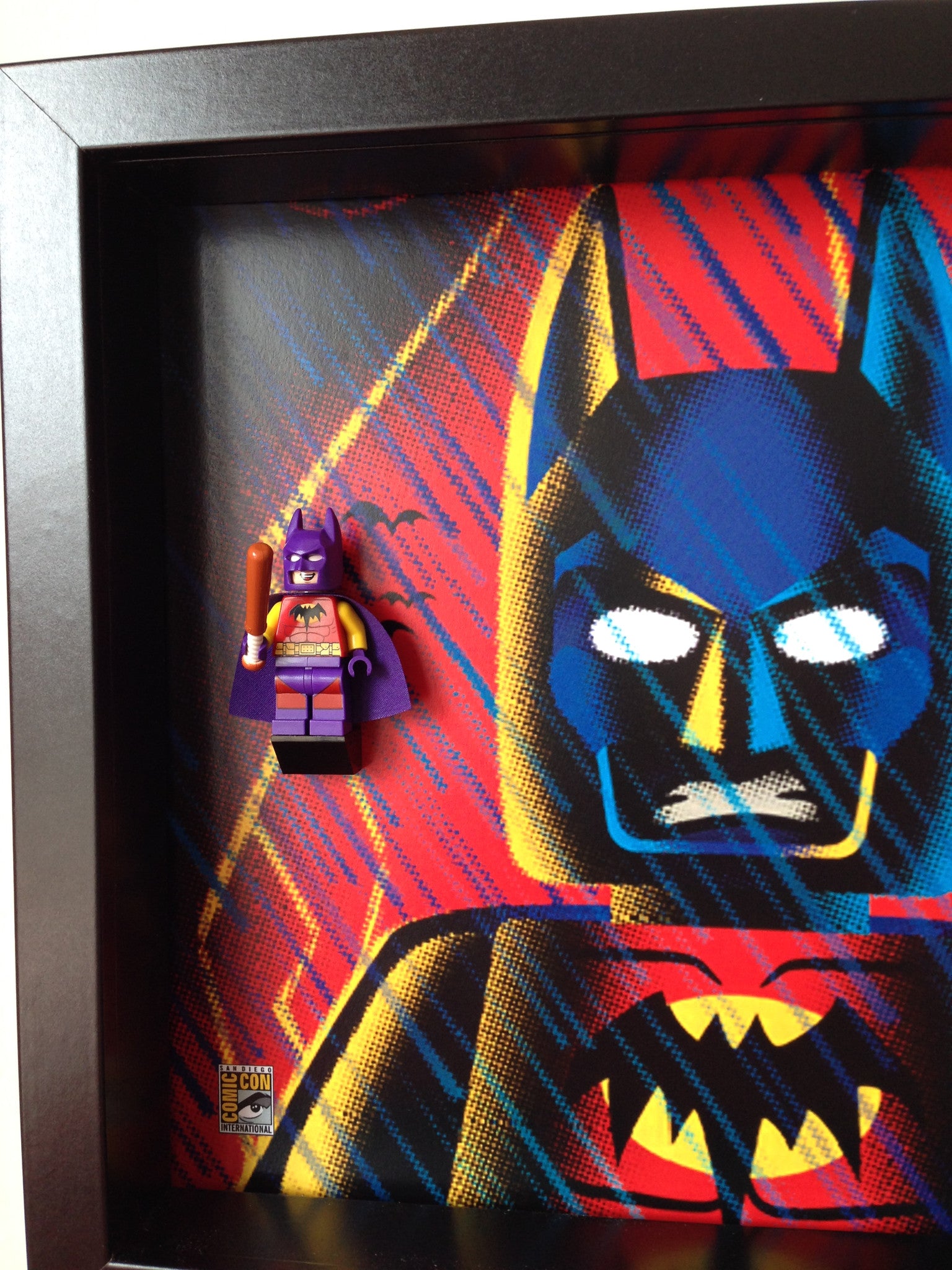 Lego® Batman of Zur En Arrh Minifigure Display Frame - Comic Con Exclusive Collectible for Showcasing Limited Edition Minifigures