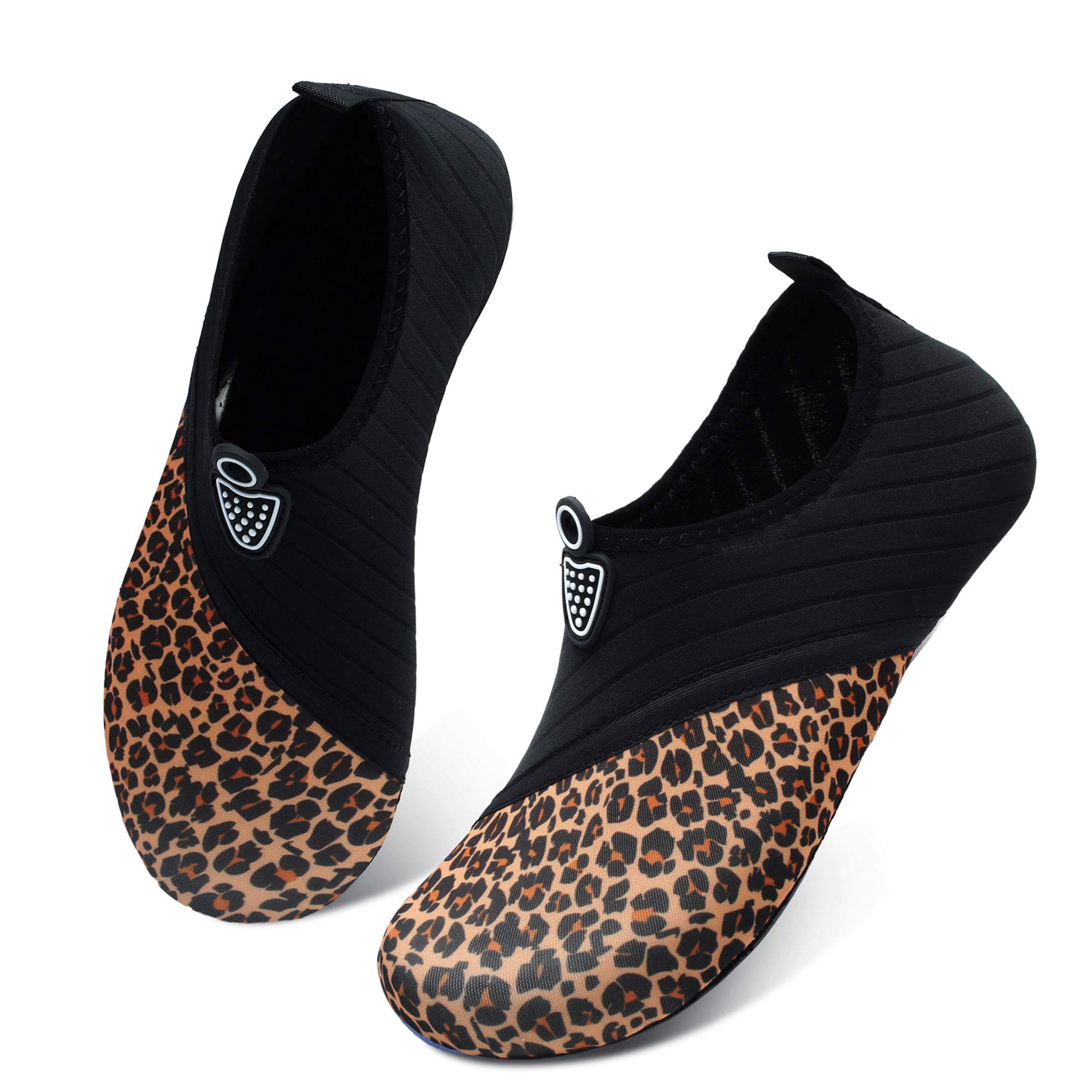 QACOHU Barefoot Water Shoes for Women & Men - Quick-Dry Swim Shoes for Diving, Surfing, Swimming, Beach & Yoga - Lightweight Aqua Socks for Pool, Water Park & Outdoor Activities