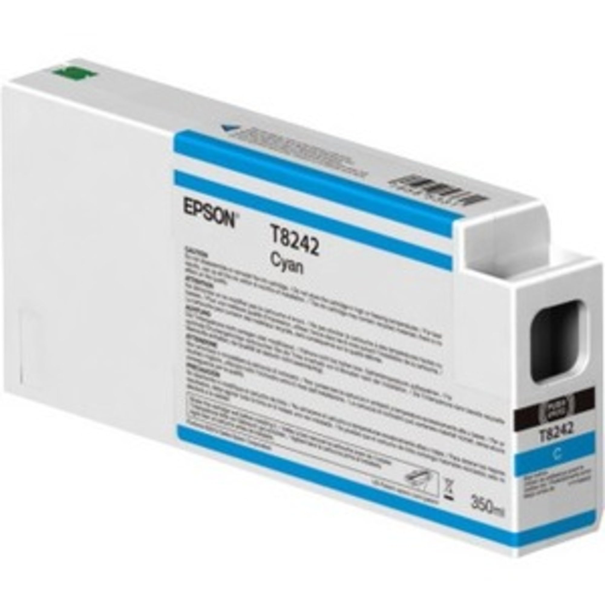 Epson UltraChrome HD Ink Cartridge - 350ml Cyan (T824200) | High-Quality Printer Ink for Professional Printing | Perfect for Photo Printing, Graphic Design & Office Use