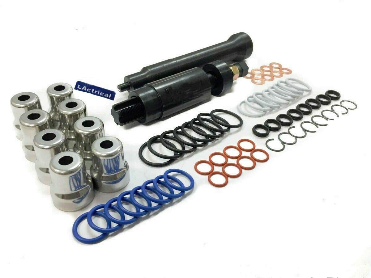 Ford 6.0L Powerstroke Diesel Injector Sleeve Cup Removal & Installation Tool Kit - Compatible with F250 F350 F440 F550 Excursion (2003-2010) - Turbocharged OHV Engine Repair Tool for Professional Mechanics & DIY Enthusiasts