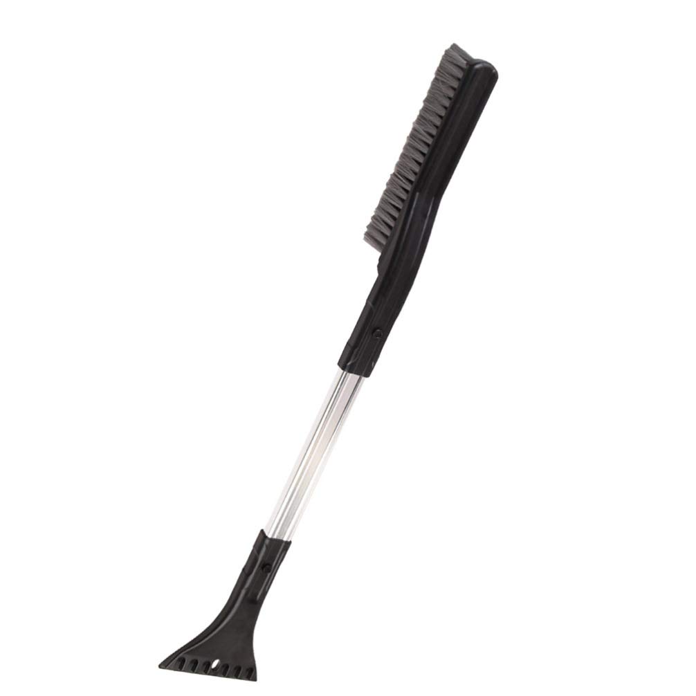 2 in 1 Heavy Duty Ice Scraper with Brush for Car - No Scratch Snow Brush & Shovel for Windshield & Windows | Winter Car Accessories for Snow Removal & Emergency Roadside Use