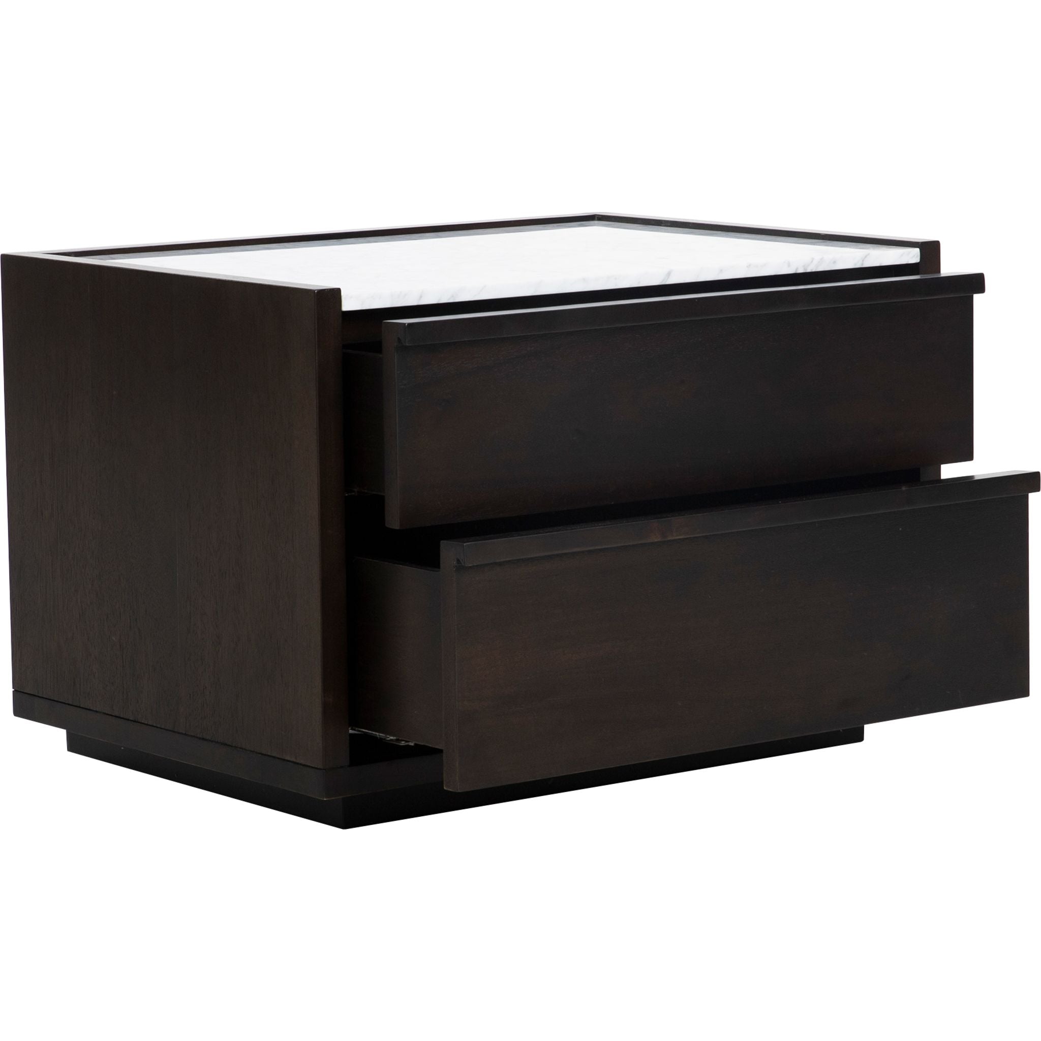 Ashcroft Nightstand - Dark Grey Wooden Bedside Table with Storage Drawer for Bedroom, Living Room, or Guest Room