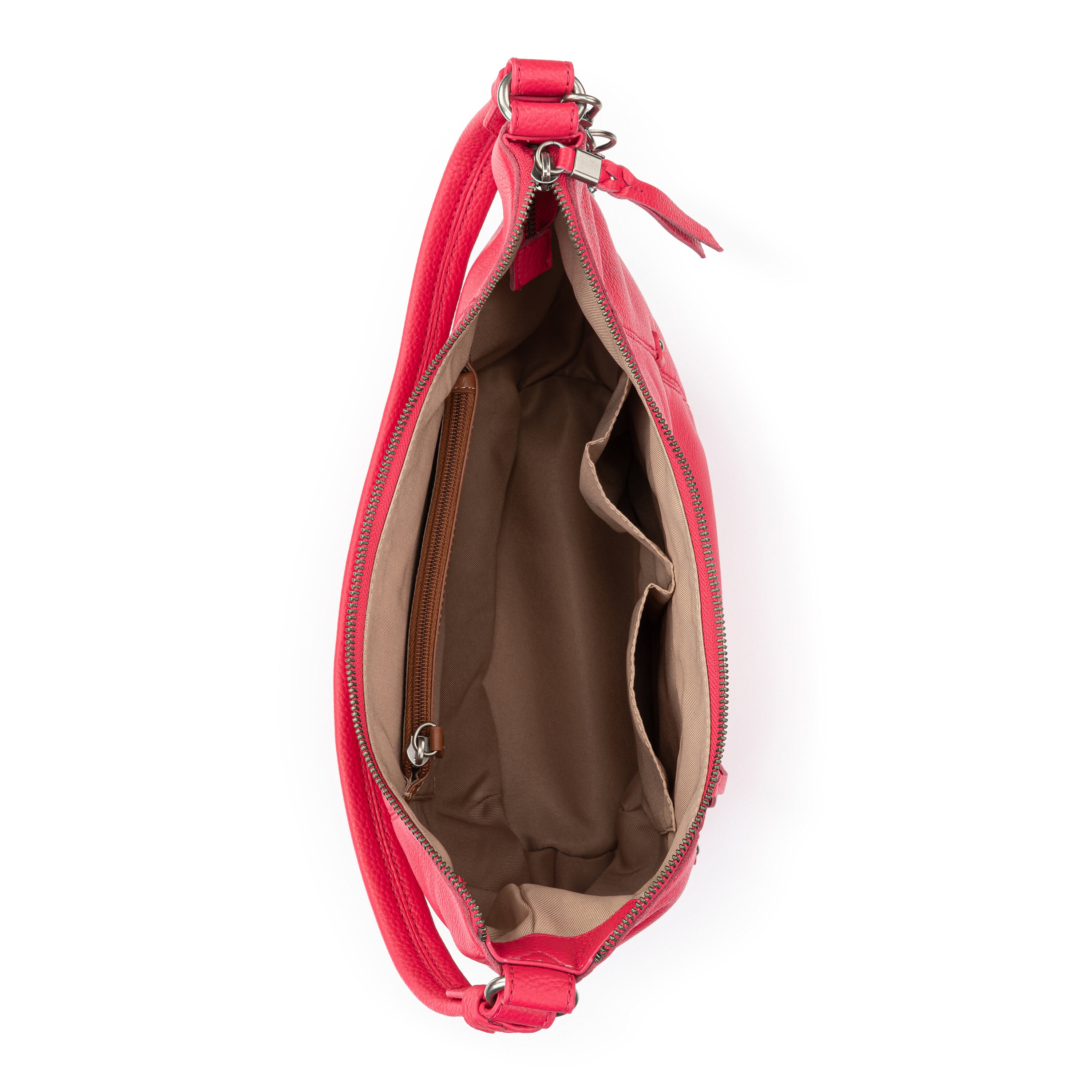 Premium Genuine Leather Hobo Bag with Smartphone Pocket - Perfect Gift Set for Women - Ideal for Work, Travel & Everyday Use