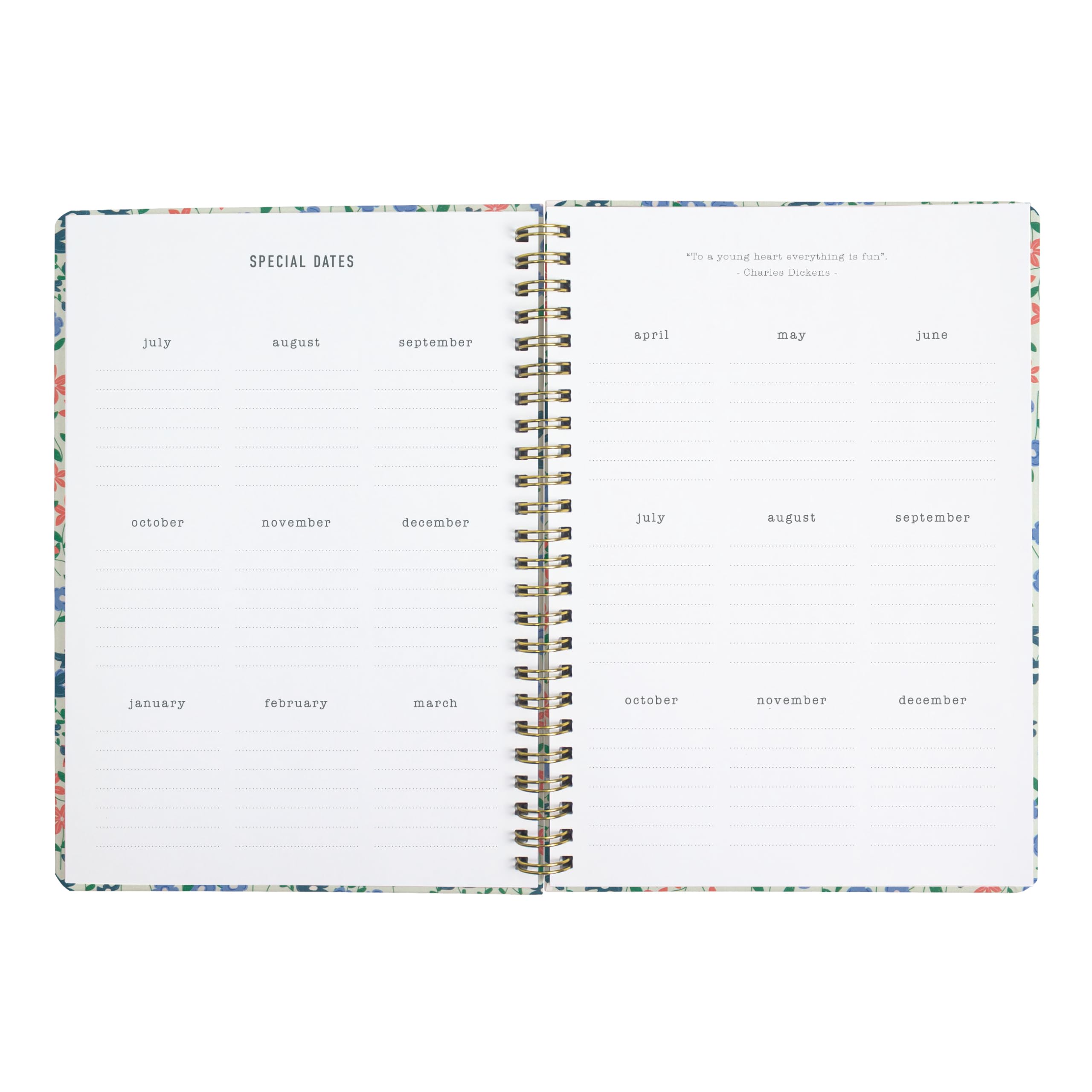 Letts of London 18-Month Academic Planner July 2024-December 2025 - Weekly/Monthly A5 Planner with Wiro Binding - Multilingual Mint Green Student Planner for School, College & Office Organization