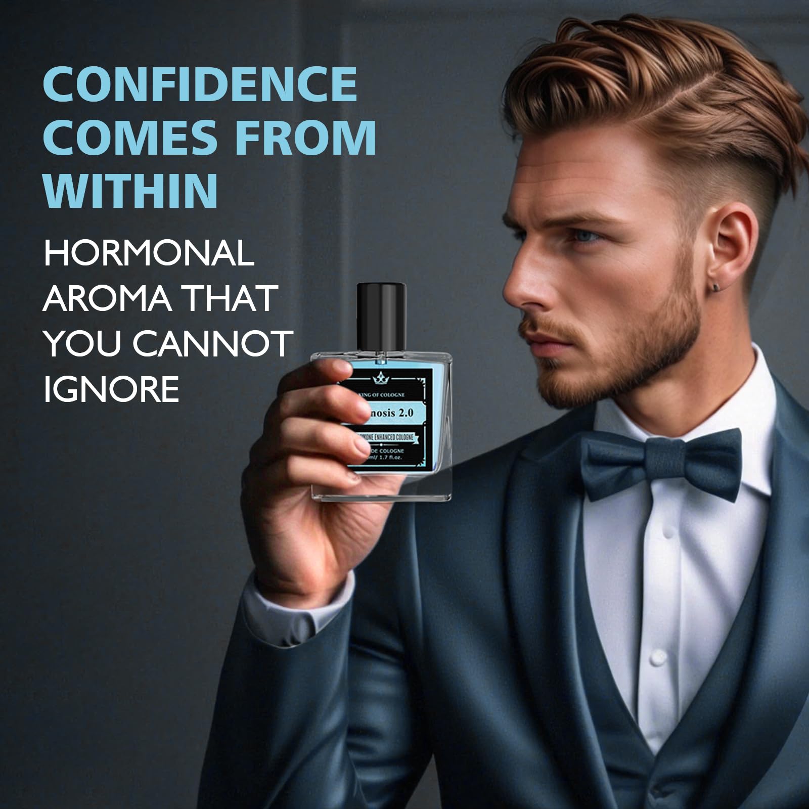 Her Ioss Pheromone Cologne for Men - Hypnosis 2.0 Cologne | Long-Lasting Pheromone Perfume for Attraction | Best Gift for Father, Husband & Boyfriend | Date Night & Special Occasions