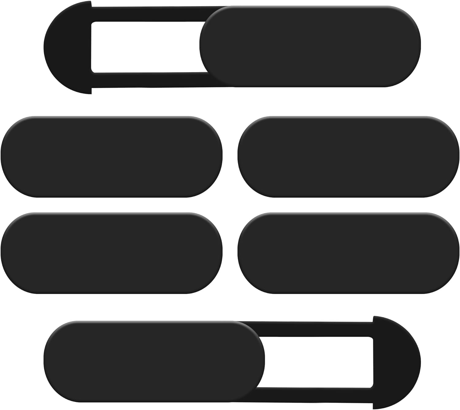 MESMOS 6-Pack Laptop Webcam Cover Slider - Ultra Thin Privacy Protector for MacBook Air, iPad & Computer Cameras | Webcam Blocker for Online Meetings, Remote Work & School (Large Size)