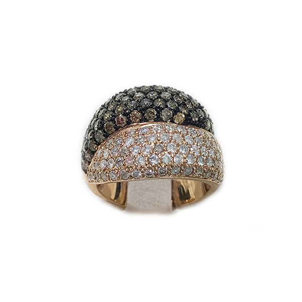 14K Rose Gold Brown Diamond Ring for Women - Elegant Solitaire Engagement & Wedding Band - Perfect for Anniversaries, Proposals & Special Occasions