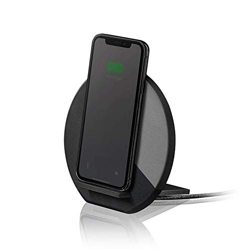 Native Union iPhone 11 Pro Max Bundle - Rose Marquetry Case with Wireless Charging Pad | Qi-Certified for iPhone & Compatible Devices | Perfect for Home, Office & Travel Charging