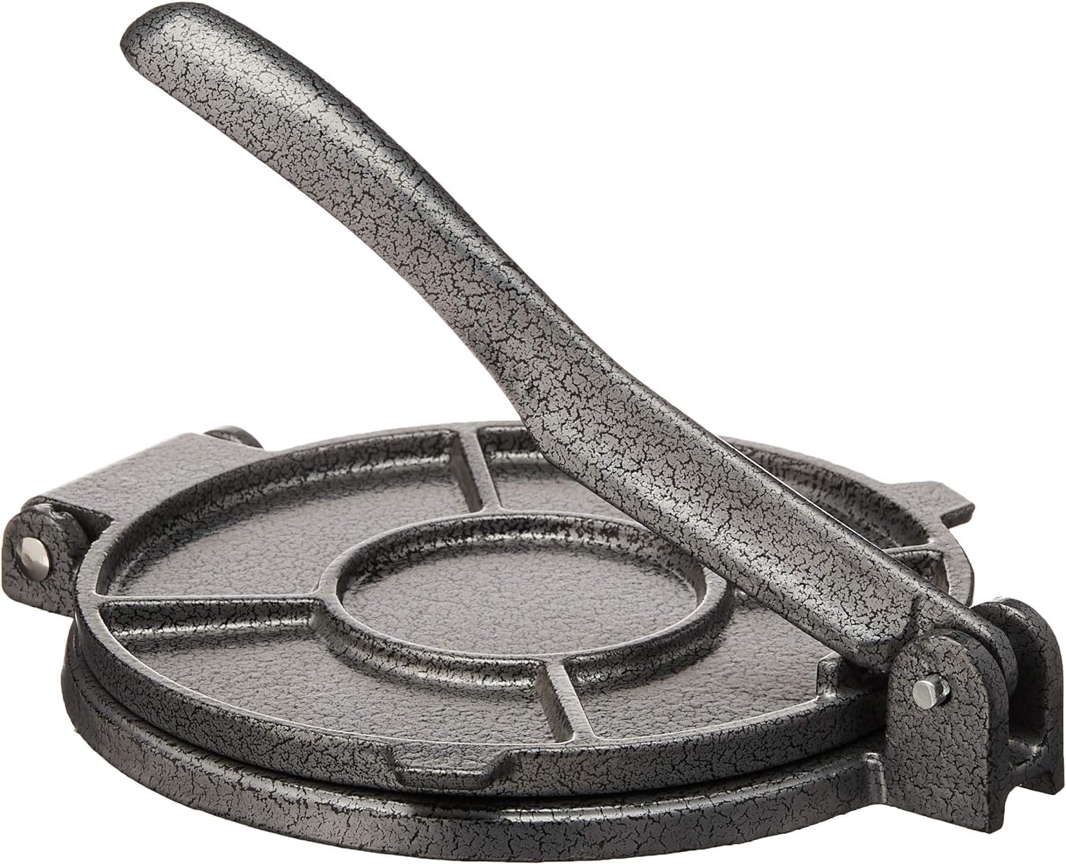 Fox Run Cast Iron Tortilla Press - 7.25 Inch Diameter for Authentic Mexican Cooking, Perfect for Making Homemade Tortillas, Quesadillas, and Flatbreads