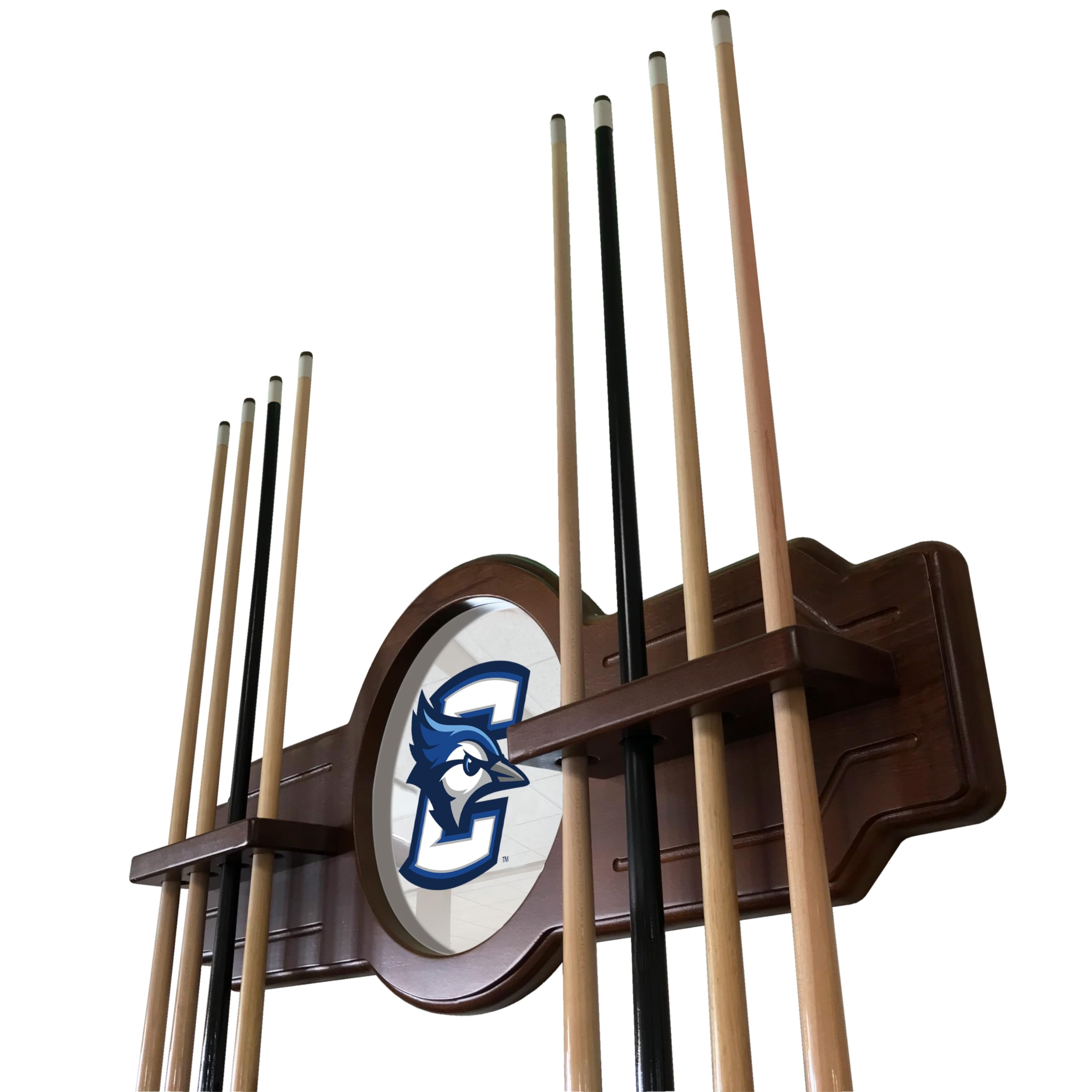 Premium Black Creighton Cue Rack for Pool Table Accessories | Durable Billiard Equipment by Holland Bar Stool | Perfect for Game Rooms, Bars & Man Caves