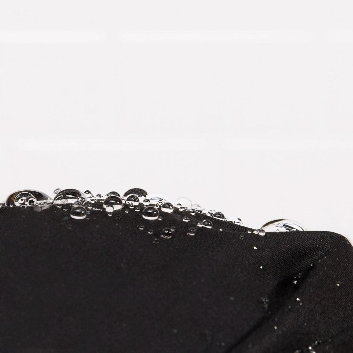 Shhhowercap The Noir - Premium Waterproof Shower Cap for Women & Men - Soft & Comfortable Hair Protection for Bathing, Swimming & Spa - Perfect for Travel & Home Use