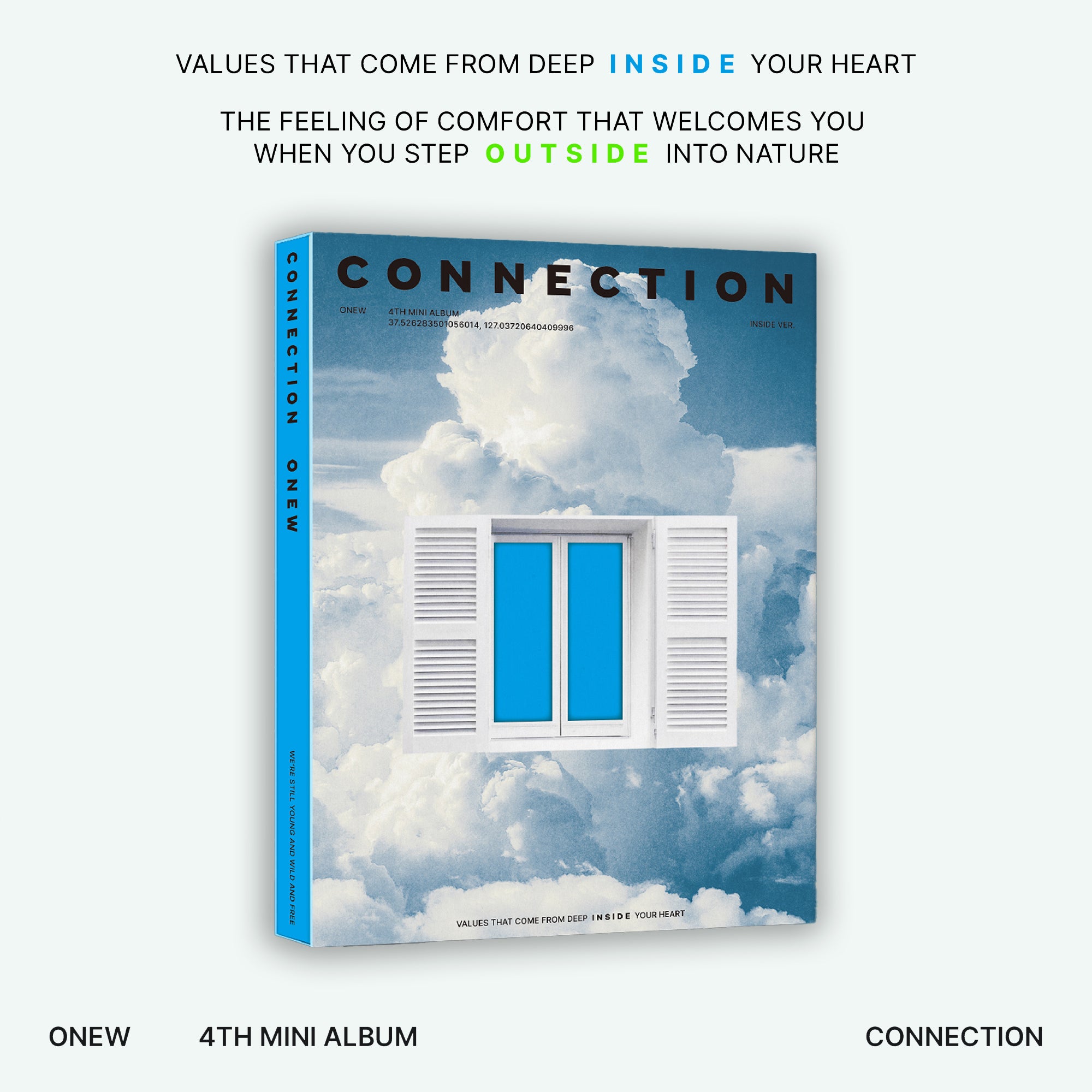ONEW 4TH MINI ALBUM 'CONNECTION' - K-Pop CD with Photobook & Poster - Perfect for K-Pop Fans, Collectors & Gift Giving