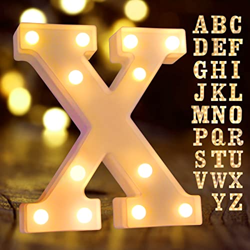 Letter Lights-X
