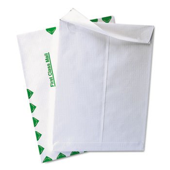 Quality Park Ship-Lite Redi-Flap Mailer - 1st Class Side Seam Envelopes 9x12 Inches, White (100/Box) | Perfect for Shipping Documents, Photos & Small Packages