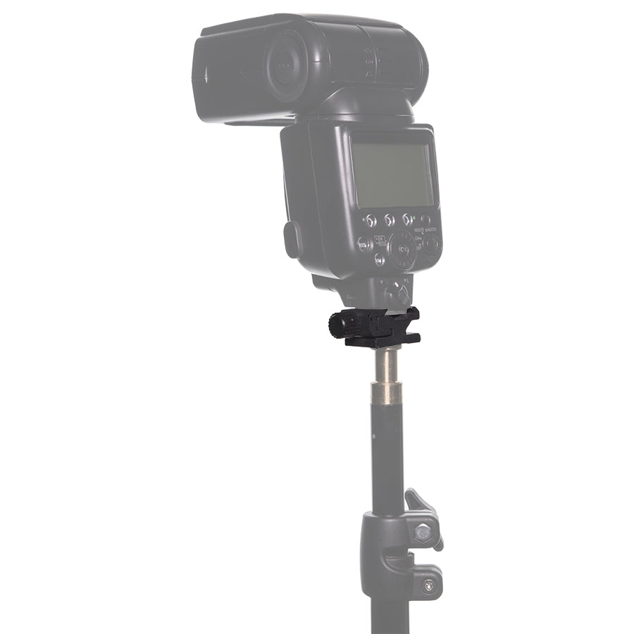 Side Lock Cold Shoe Mount Adapter for DSLR Cameras - Secure Flash & Accessories - Perfect for Photography, Videography & Studio Lighting Setups