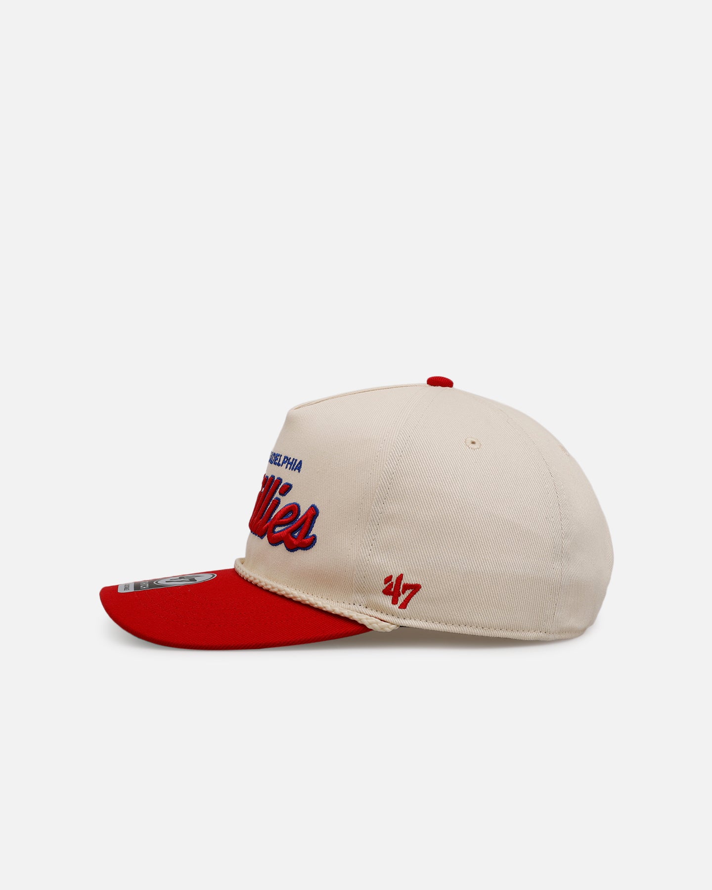47 Brand Philadelphia Phillies MLB Opening Day Script Hitch Snapback Hat - Adjustable Baseball Cap for Men & Women - Perfect for Games, Sports & Casual Wear