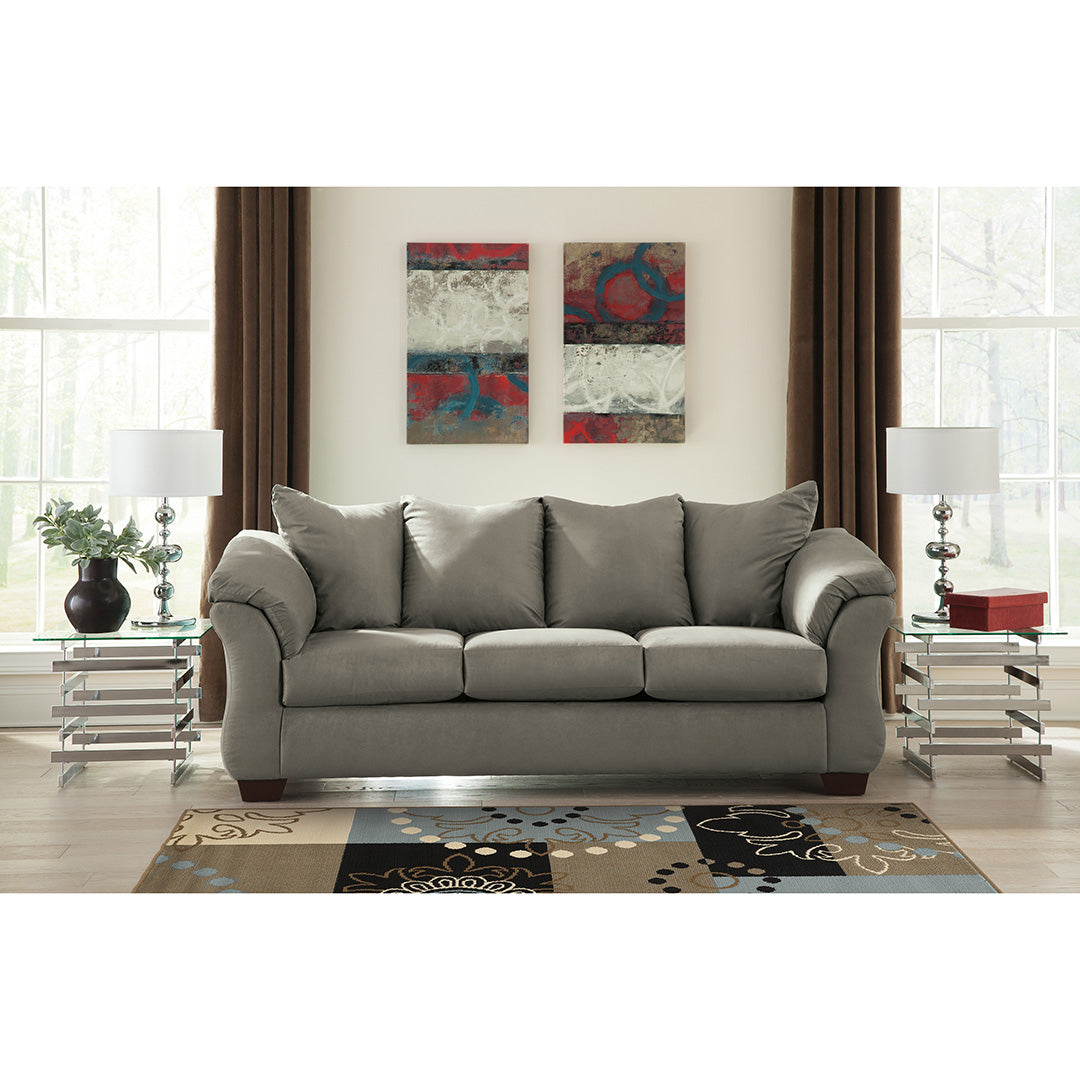 Darcy Sofa - Modern Comfortable 3-Seater Couch for Living Room, Lounge & Family Room - Soft Fabric Upholstery with Sturdy Wooden Frame