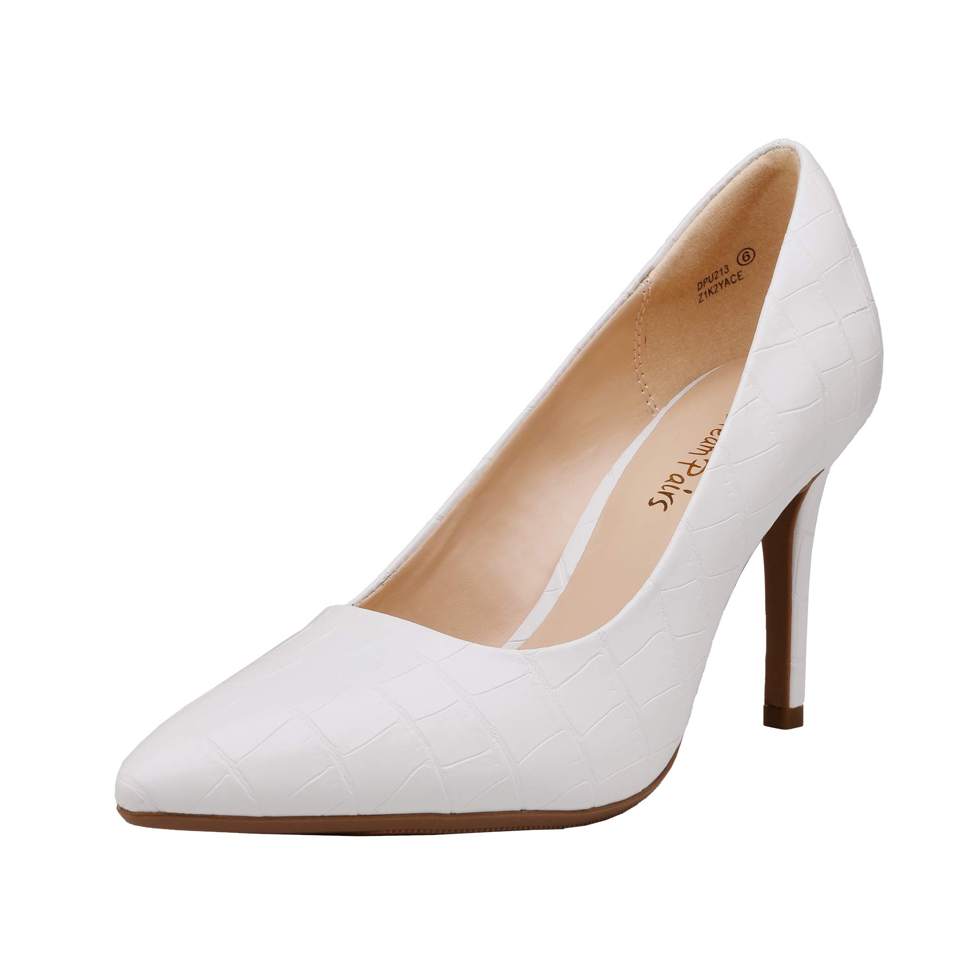DREAM PAIRS Women's High Heel Stiletto Pumps - Pointed Toe Dress Shoes for Party, Wedding & Evening Wear - Comfortable & Stylish Women's Fashion Heels