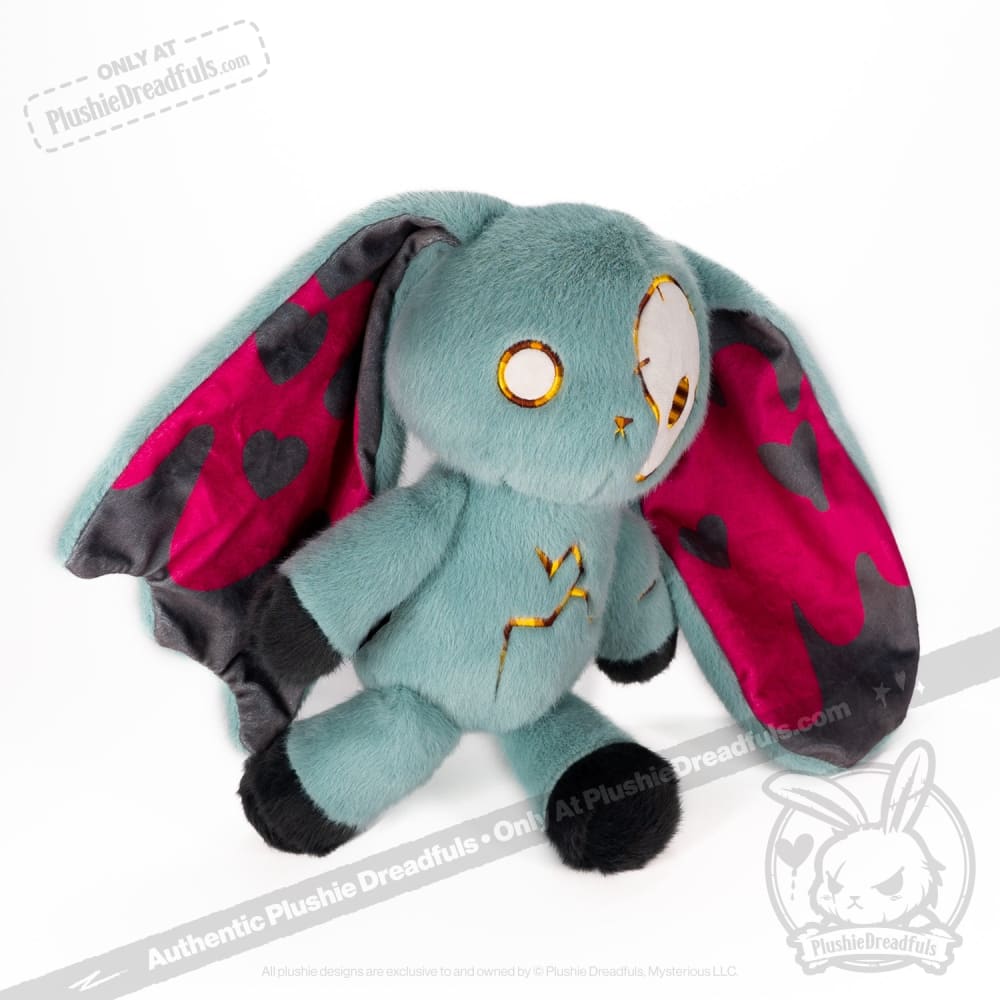 Plushie Dreadfuls Complex PTSD (CPTSD) Rabbit Stuffed Animal - Soft Comfort Toy for Anxiety Relief, Therapy Support & Emotional Healing - Perfect for PTSD Survivors, Mental Health Awareness & Cuddling