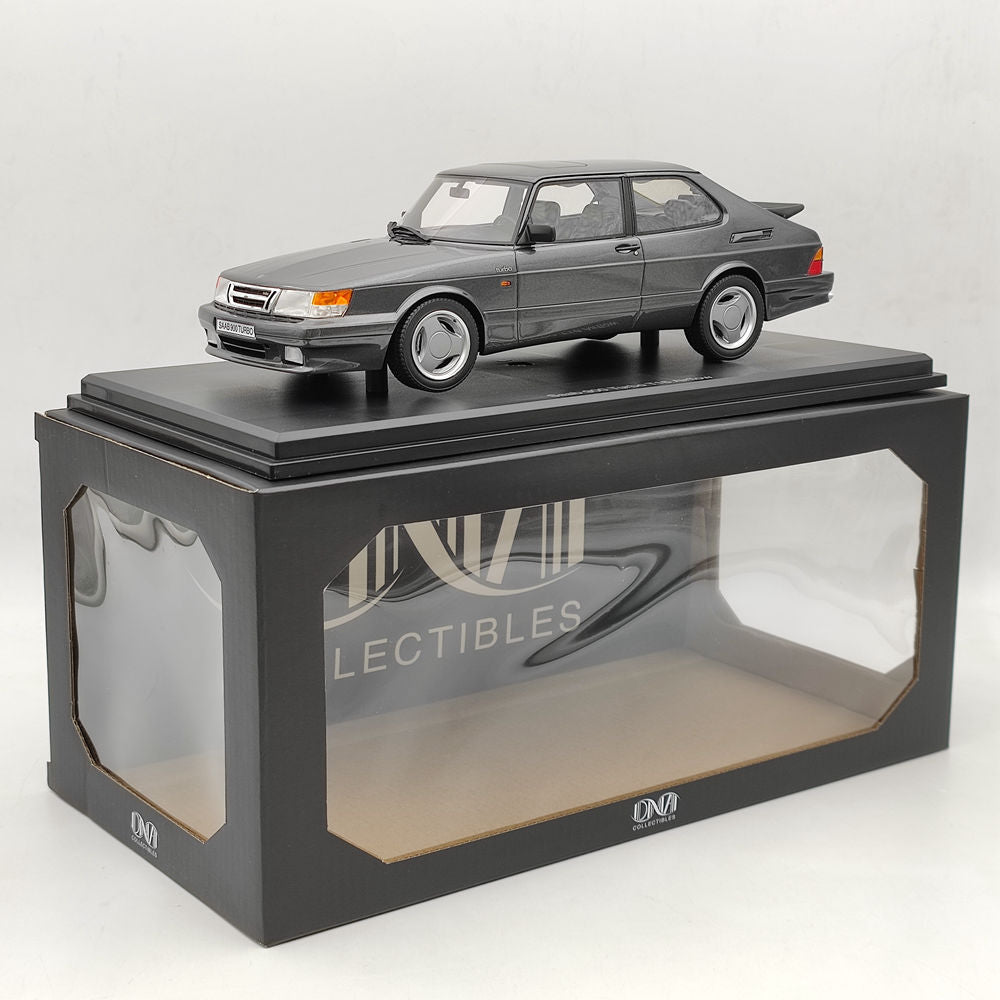 1/18 Scale Saab 900 Turbo T16 Airflow Grey Resin Model Car - DNA Collectibles DNA000113 - Perfect for Car Enthusiasts, Collectors & Home/Office Display