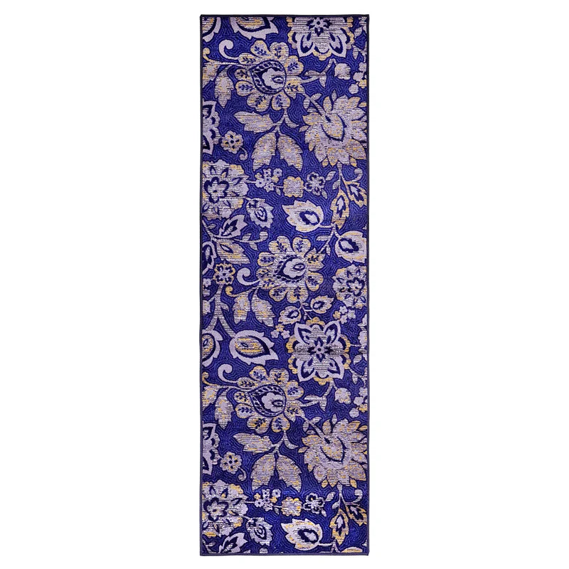 Jezabel Floral Non-Slip Washable Indoor Area Rug - Soft Comfort for Living Room, Bedroom & Nursery | Home Decor Essentials