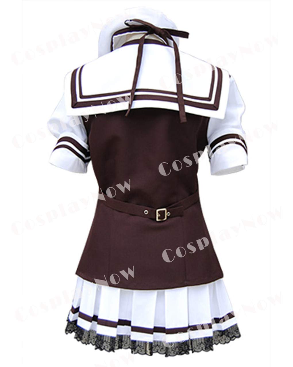 Brown School Girl Uniform Cosplay Costume for Anime & Halloween - Perfect for Cosplay Events, Themed Parties, and Role-Playing