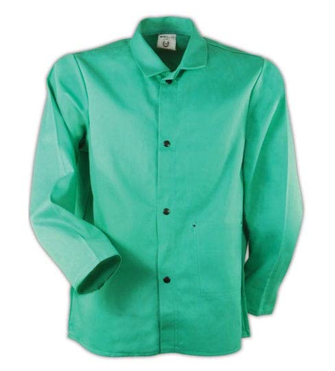 Flame-Resistant Cotton Jacket - MAGID SparkGuard PVC-Free Safety Workwear for Electricians & Welders | Industrial & Construction Protection