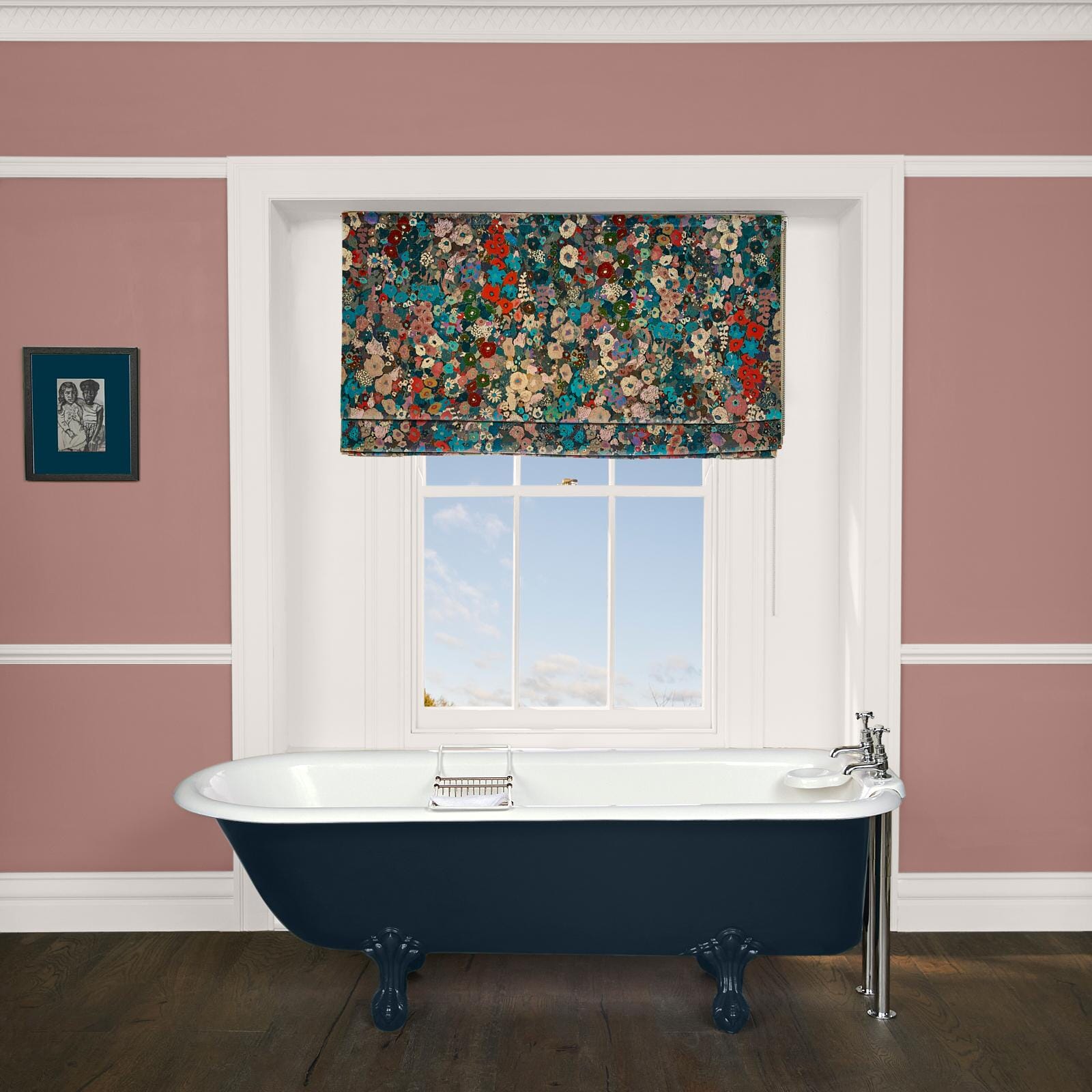 HOLLYHOCKS Velvet Blackout Curtains for Winter - Thermal Insulated Window Drapes for Bedroom & Living Room - Cozy Home Decor for Cold Weather