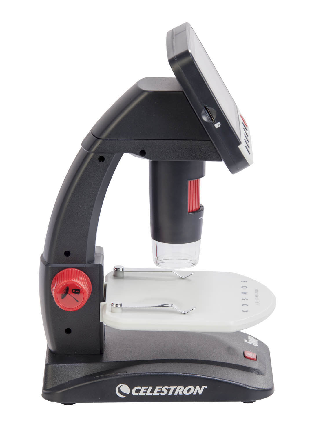 COSMOS 5MP LCD Digital Microscope with Adjustable Stand - High Magnification for Coin Collecting, Jewelry Inspection & Science Education (Desktop USB Microscope)